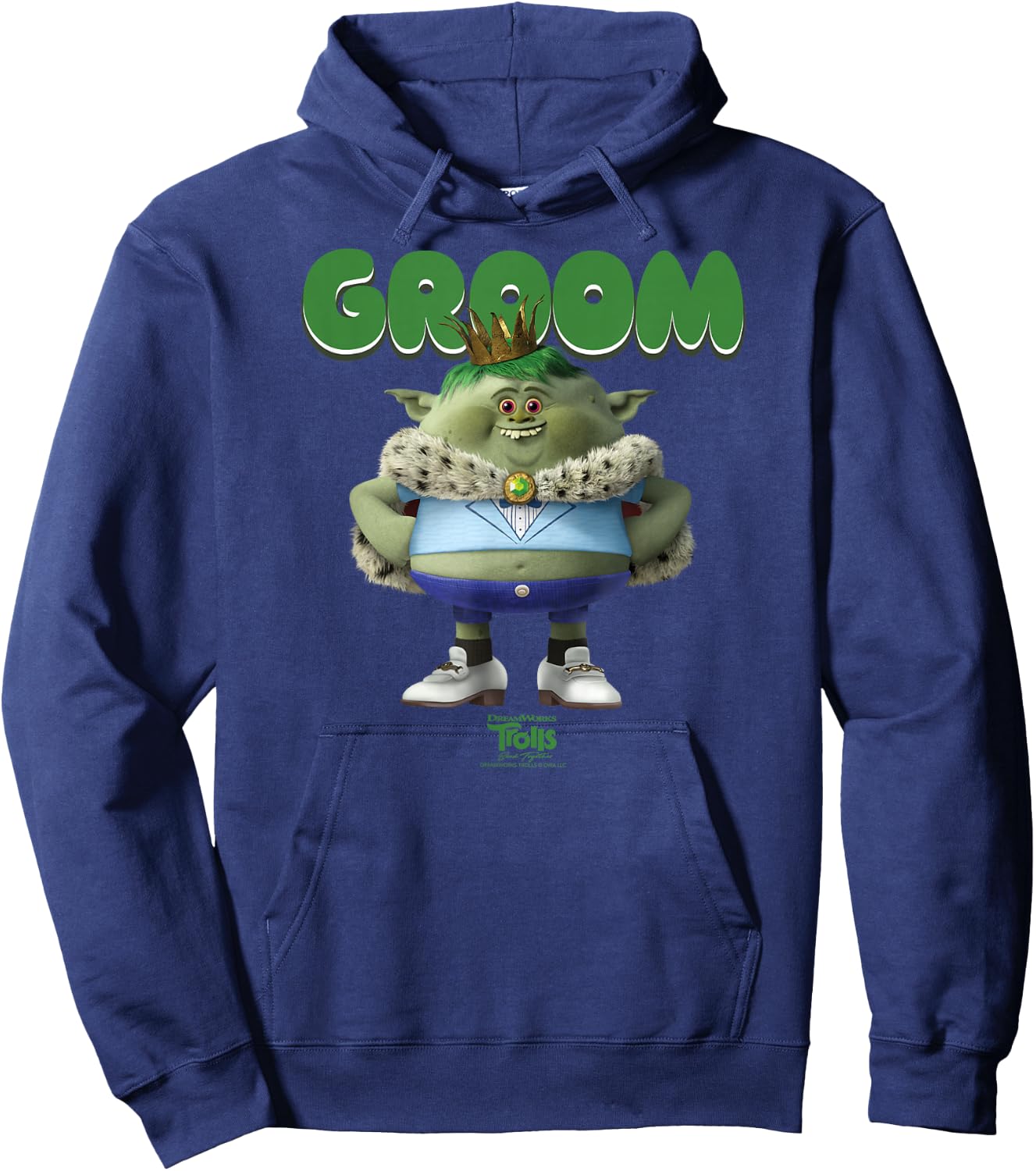 DreamWorks Trolls Band Together King Gristle Hoodie - Hoodie | Navy