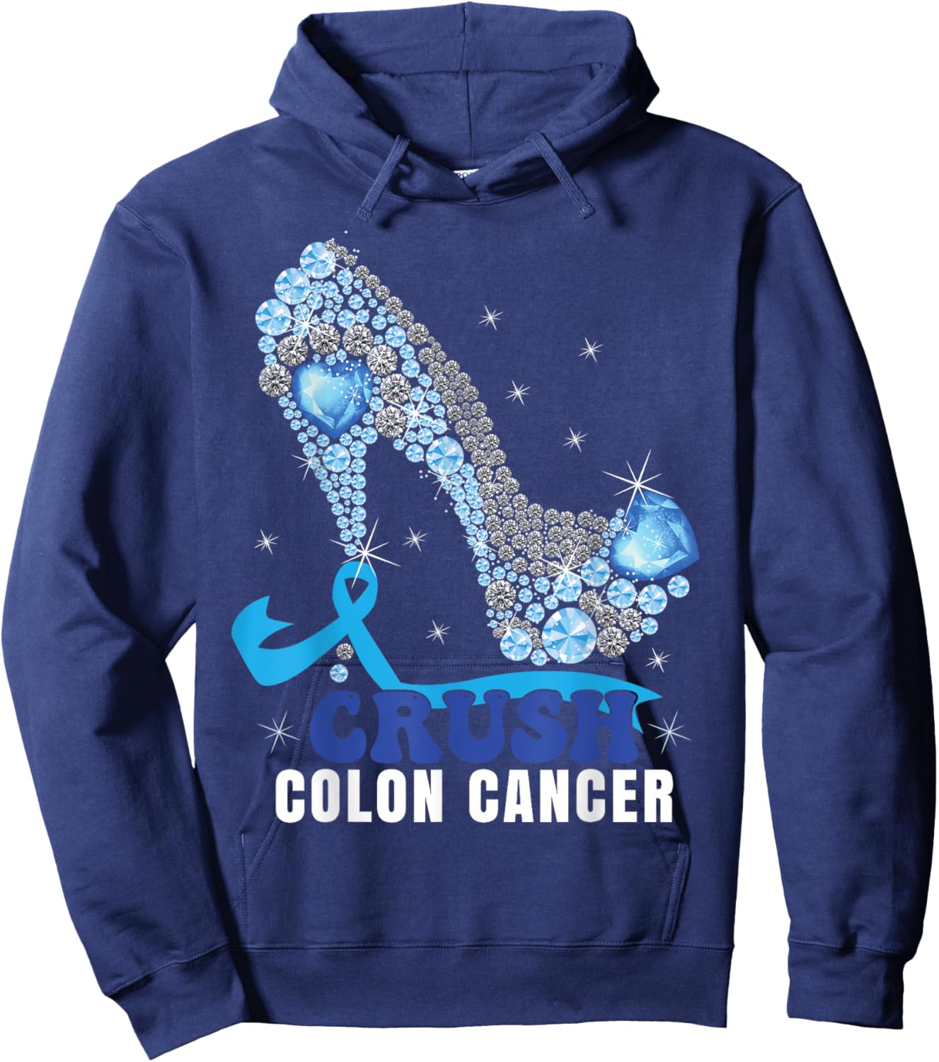 Colon Cancer Awareness Women Hoodie - Hoodie | Navy