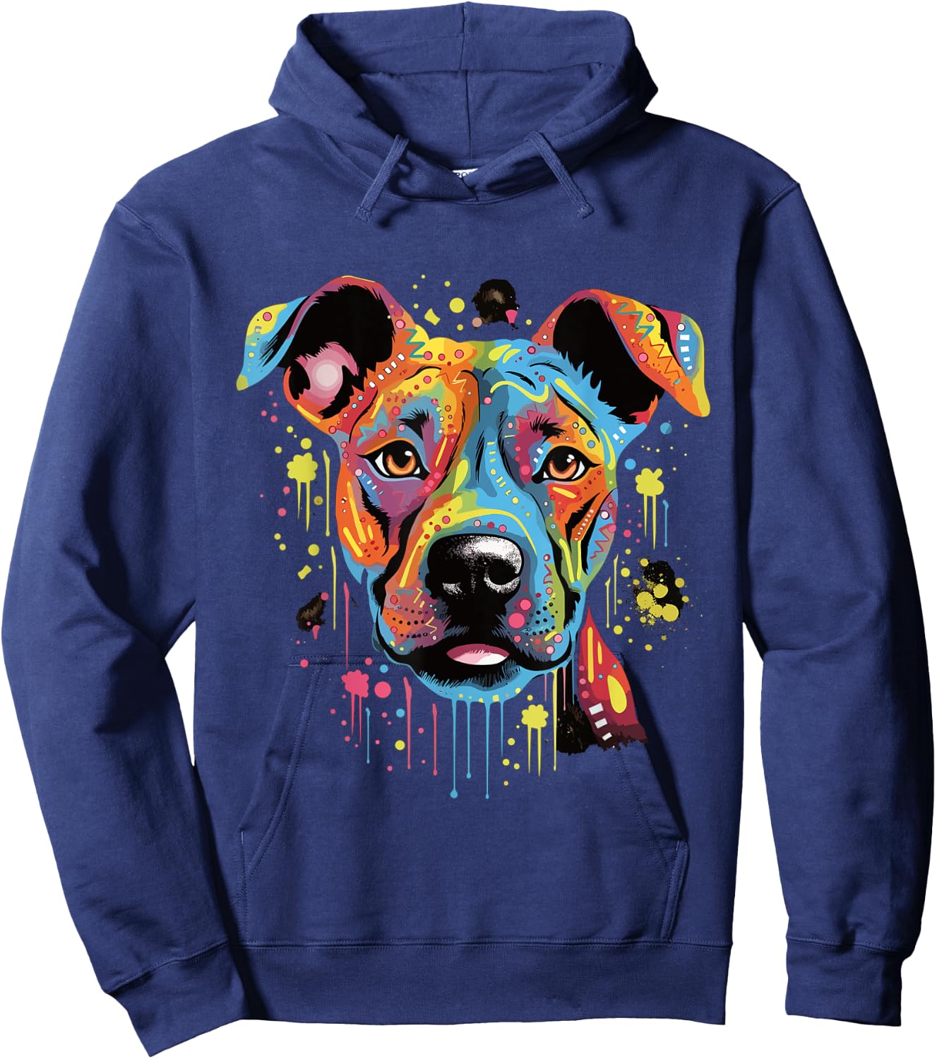 American Stafford Terrier Dog Men Women Hoodie - Hoodie | Navy