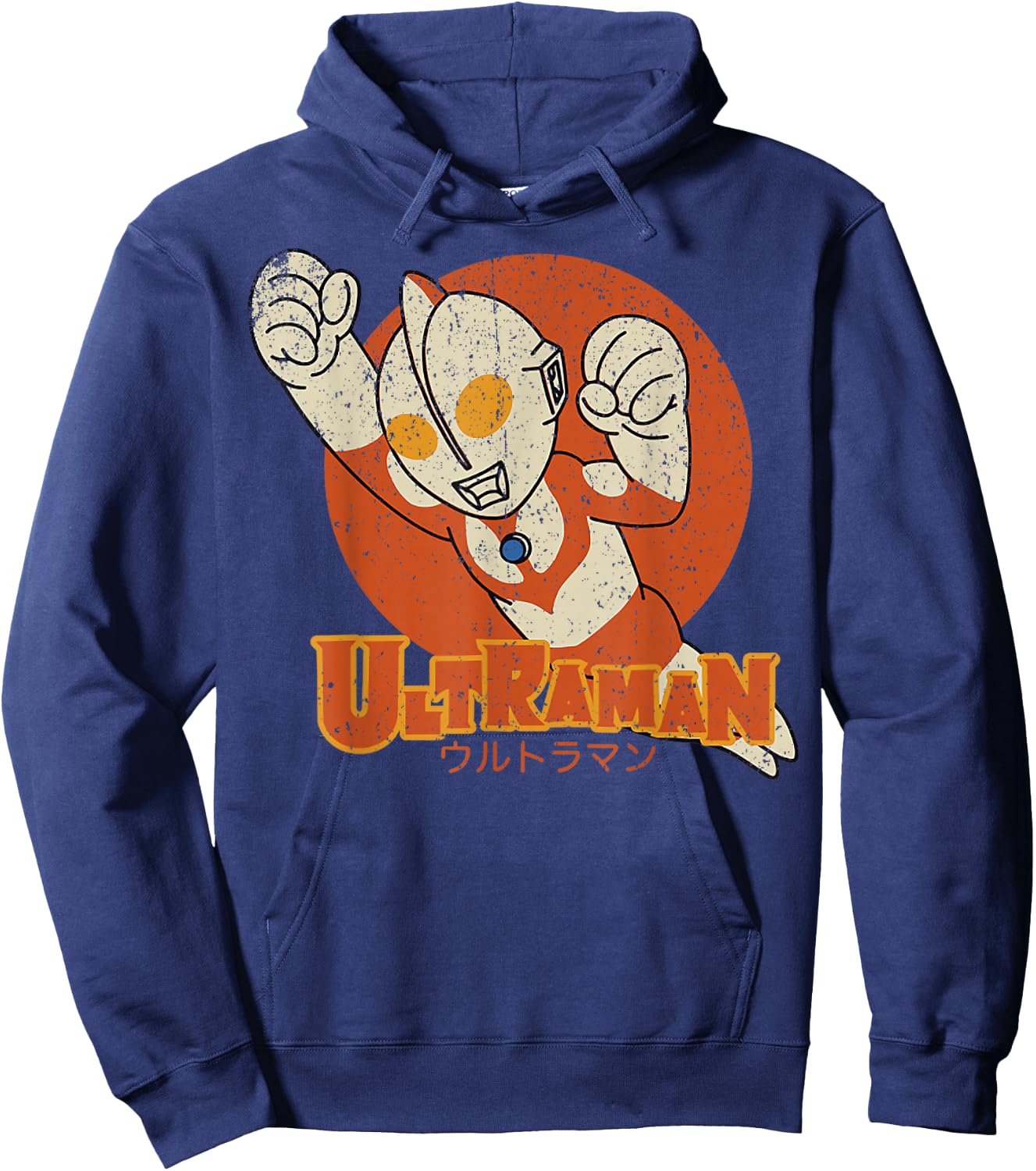 Vintage Kawaii Ultraman Hoodie - Hoodie | Navy