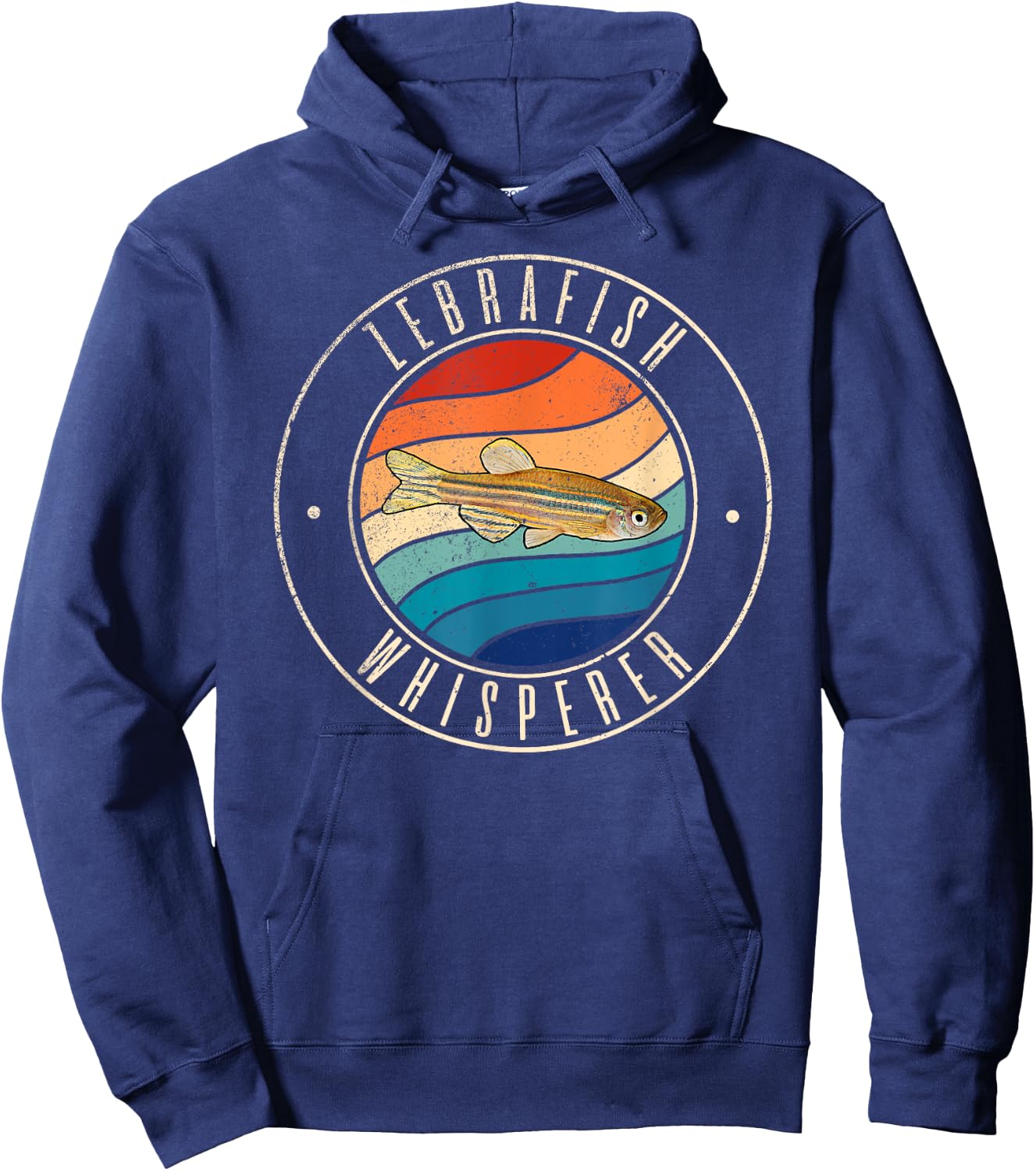 Zebrafish Whisperer Hoodie - Hoodie | Navy