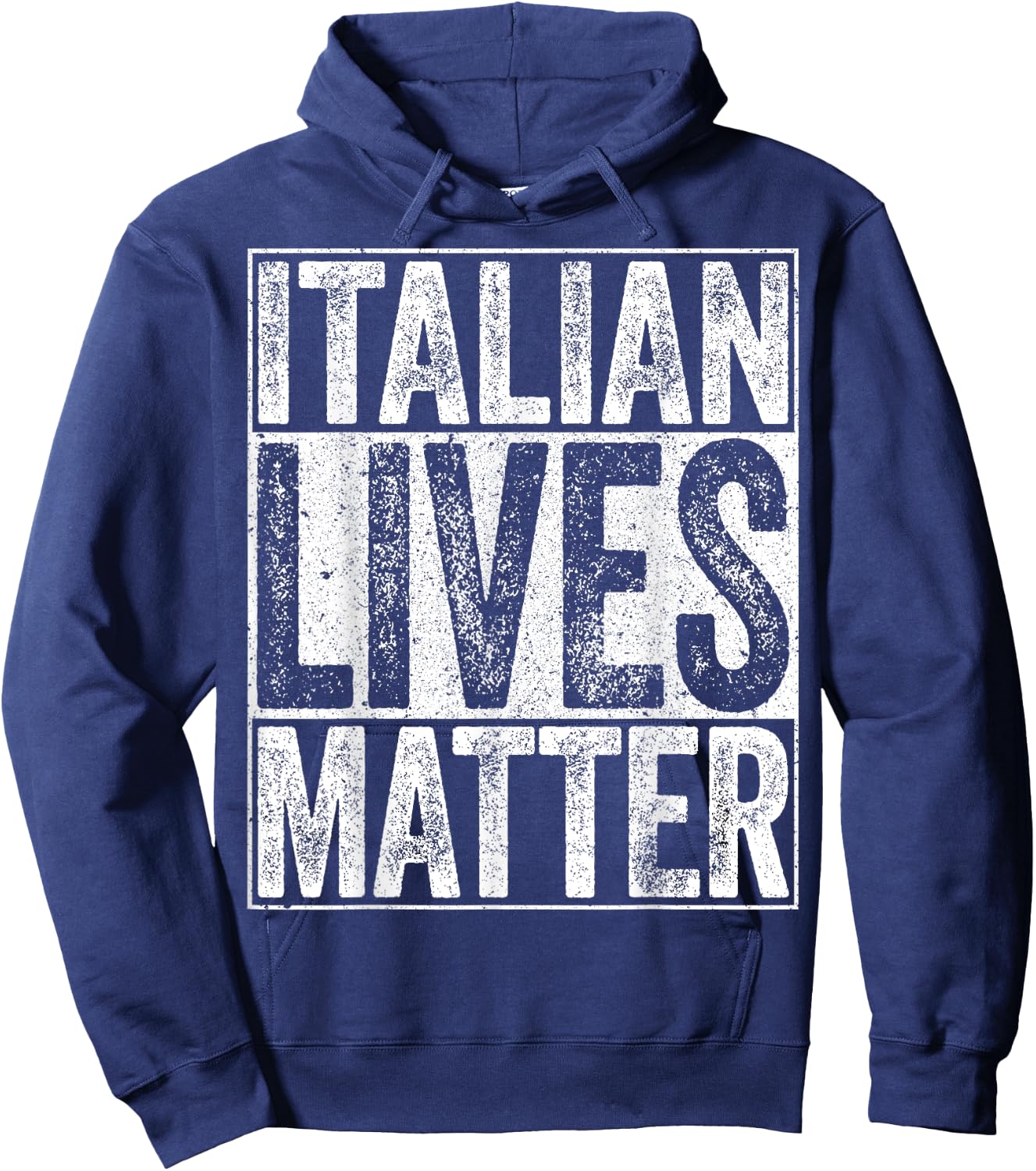Italian Lives Matter Italy Shirt Hoodie - Hoodie | Navy