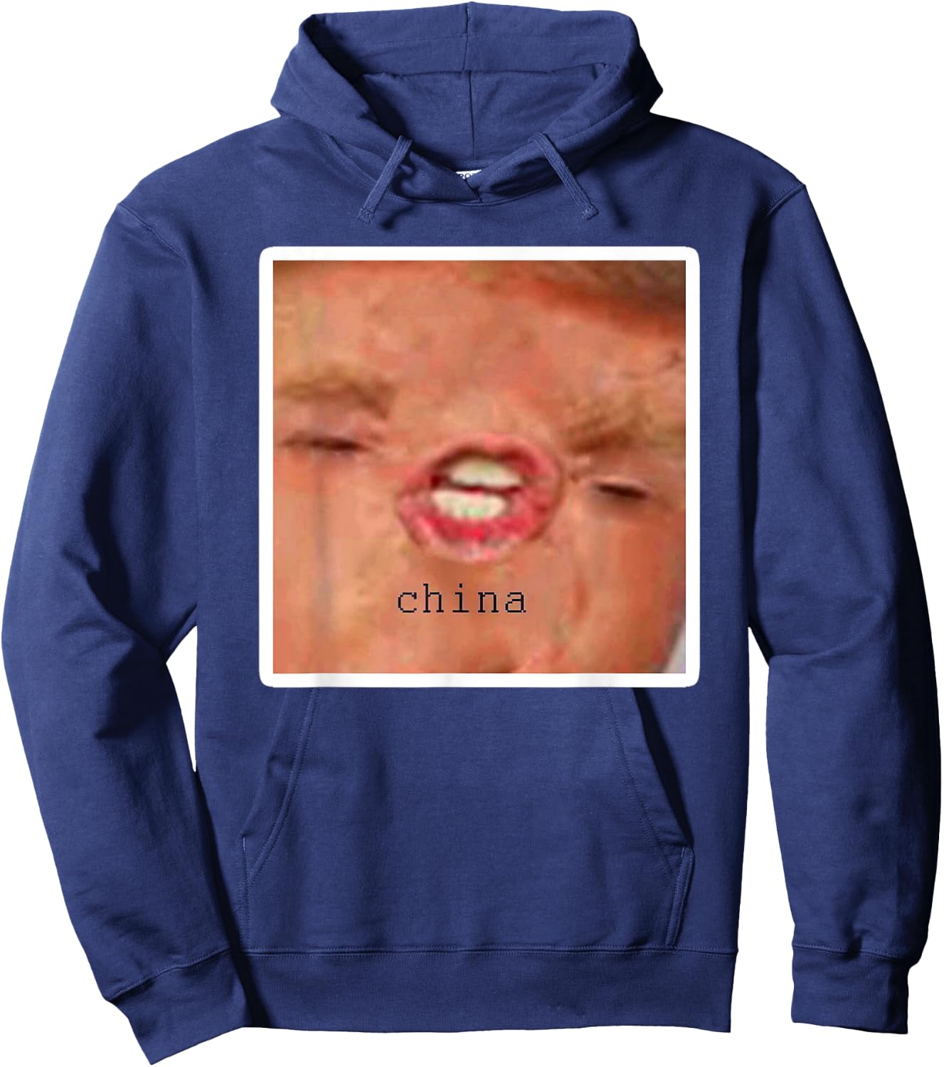 Trump China Shirt, Meme Hoodie - Hoodie | Navy