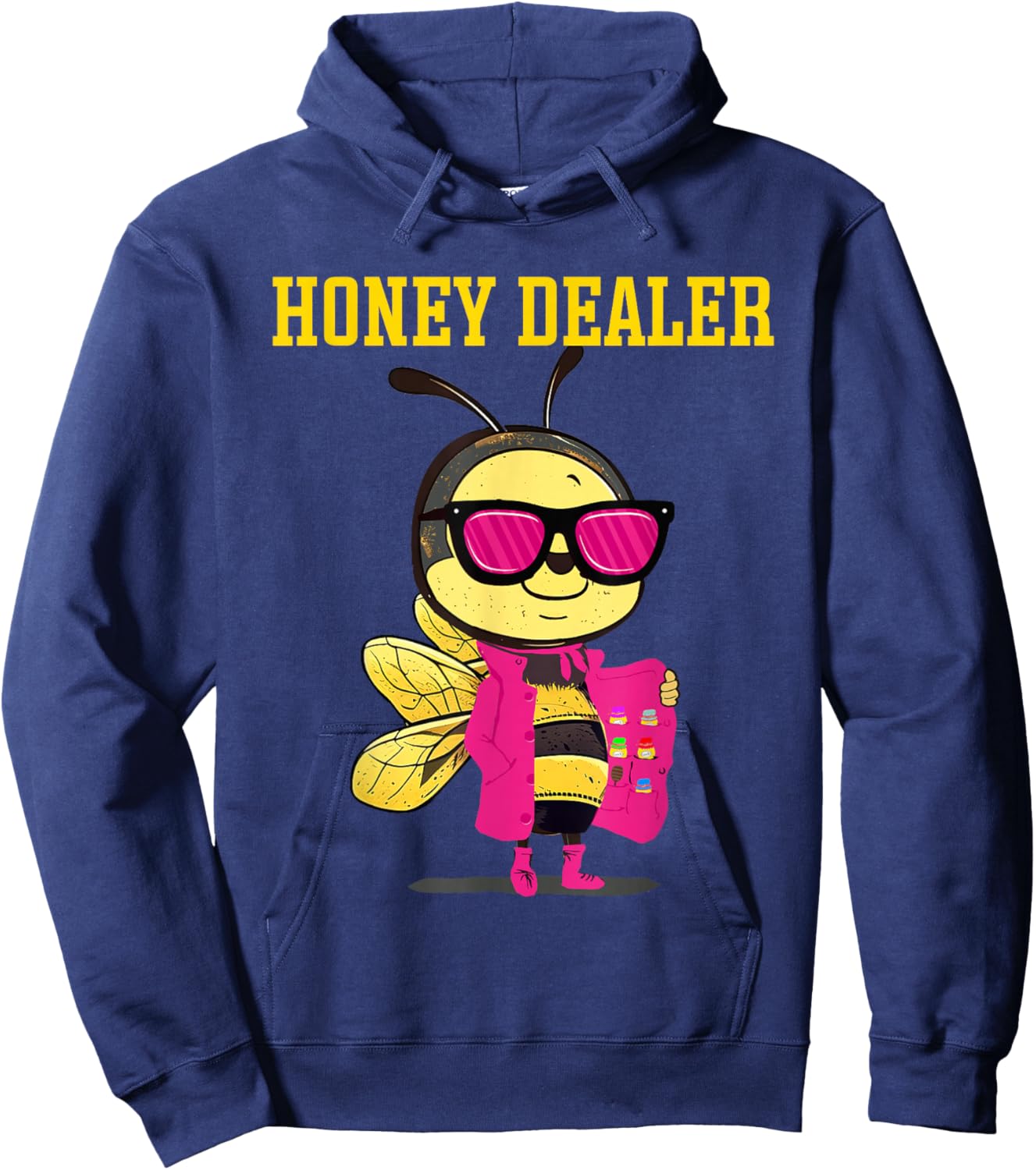 Honey Dealer For Beekeepers Bee Funny Hoodie - Hoodie | Navy