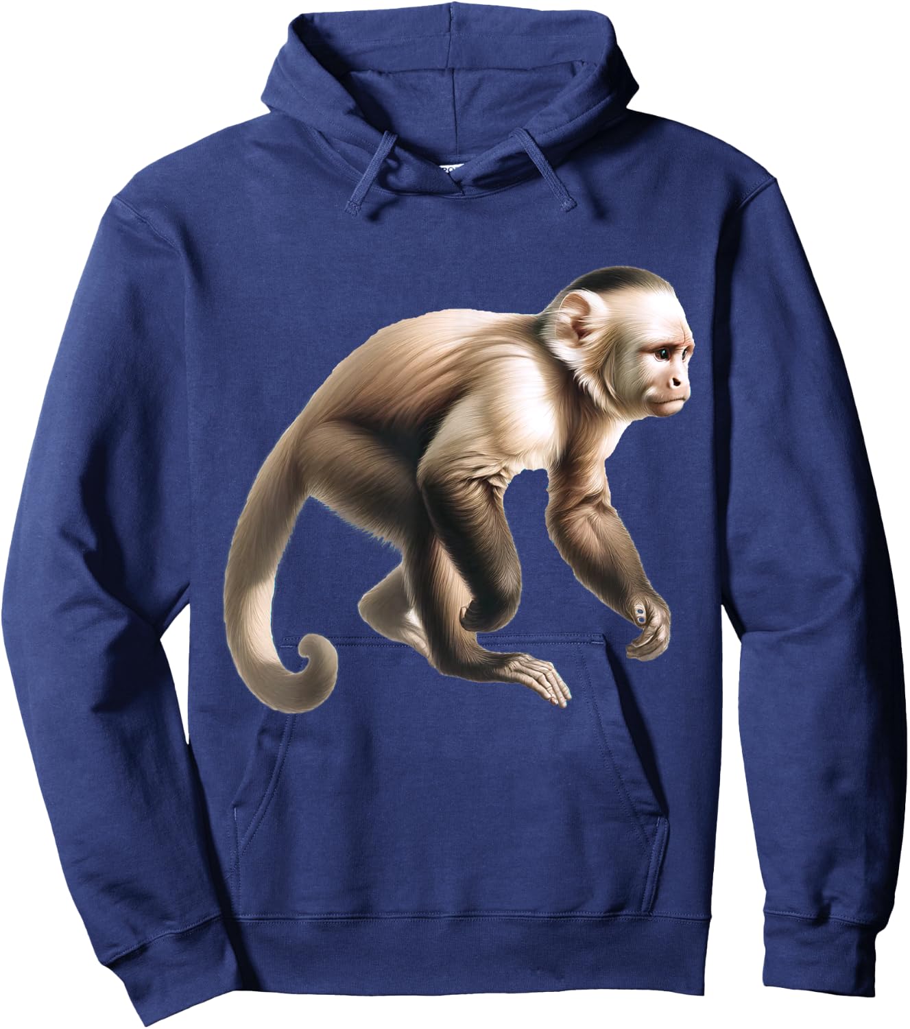 Capuchin Monkey Hoodie - Hoodie | Navy