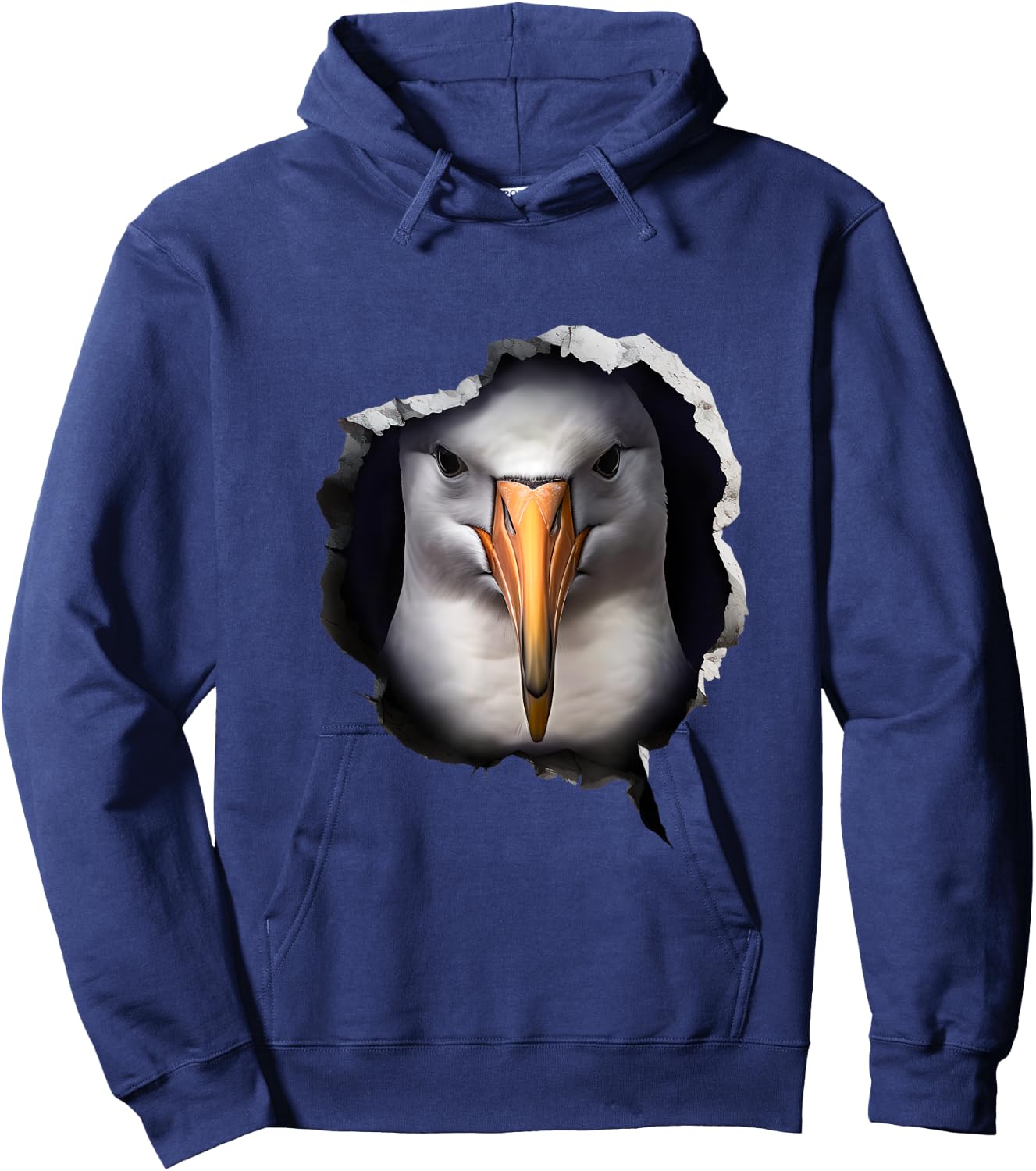 Albatross Face Hoodie - Hoodie | Navy