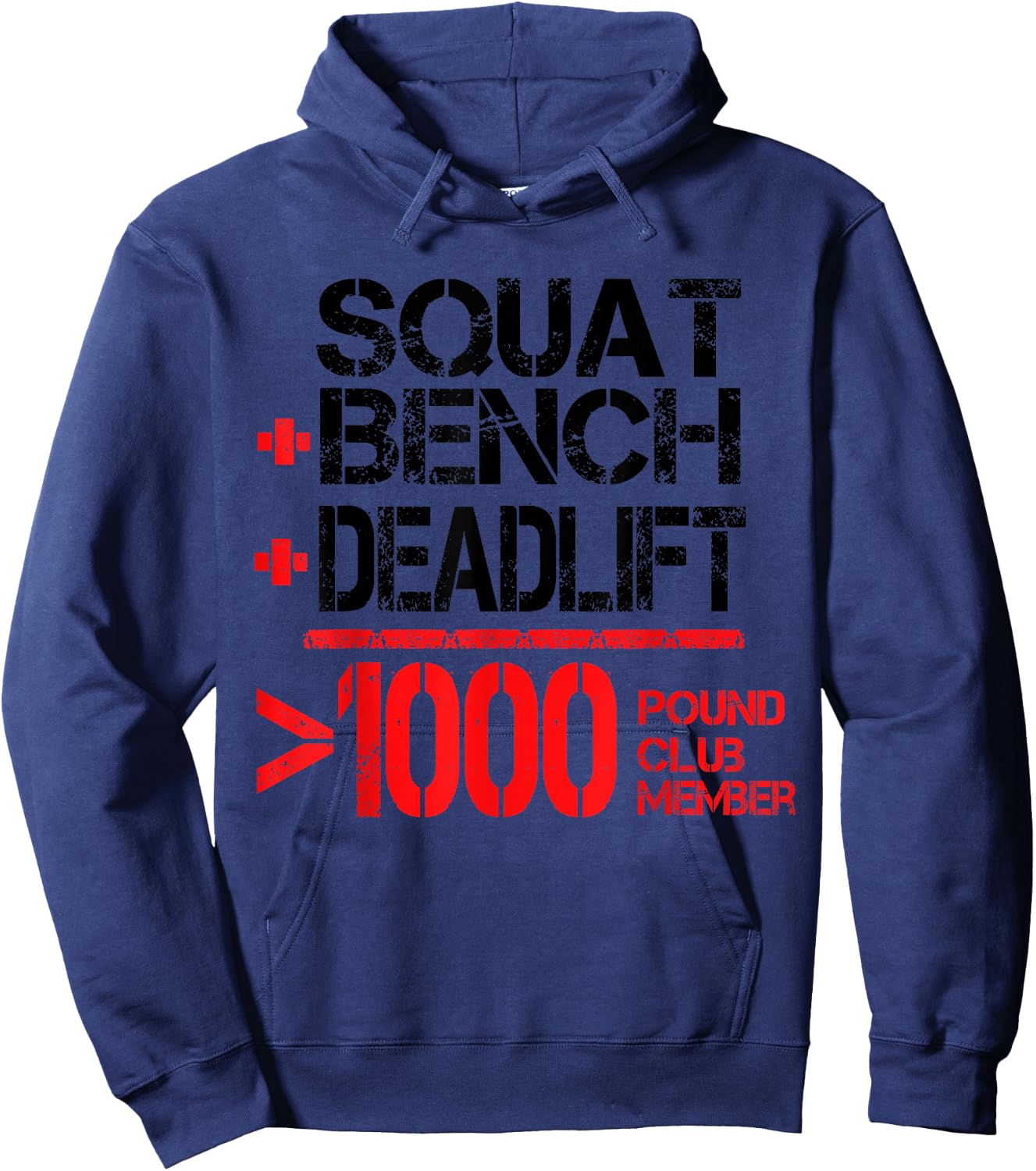 1000 Pound Club Hoodie - Hoodie | Navy