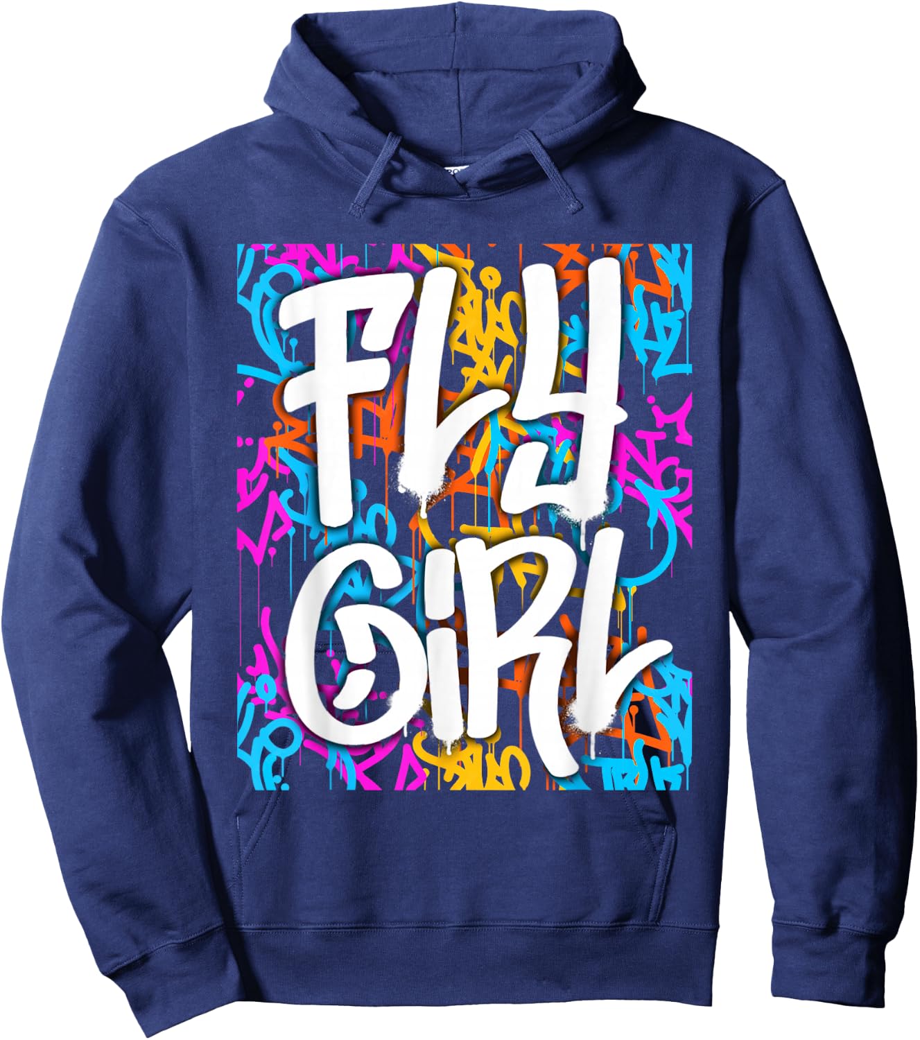 Fly Girl Women Girls Hoodie - Hoodie | Navy