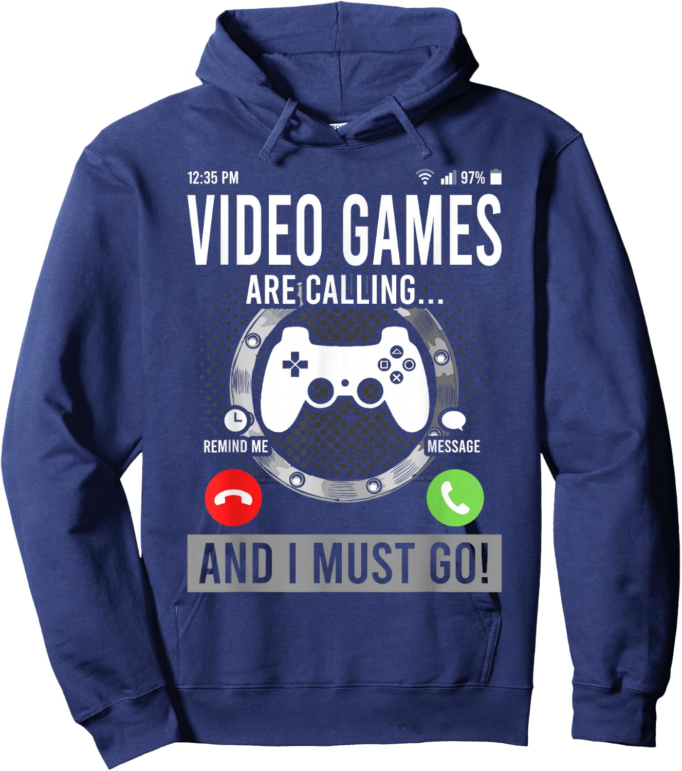 Video Games are Calling and I Must Go Hoodie - Hoodie | Navy