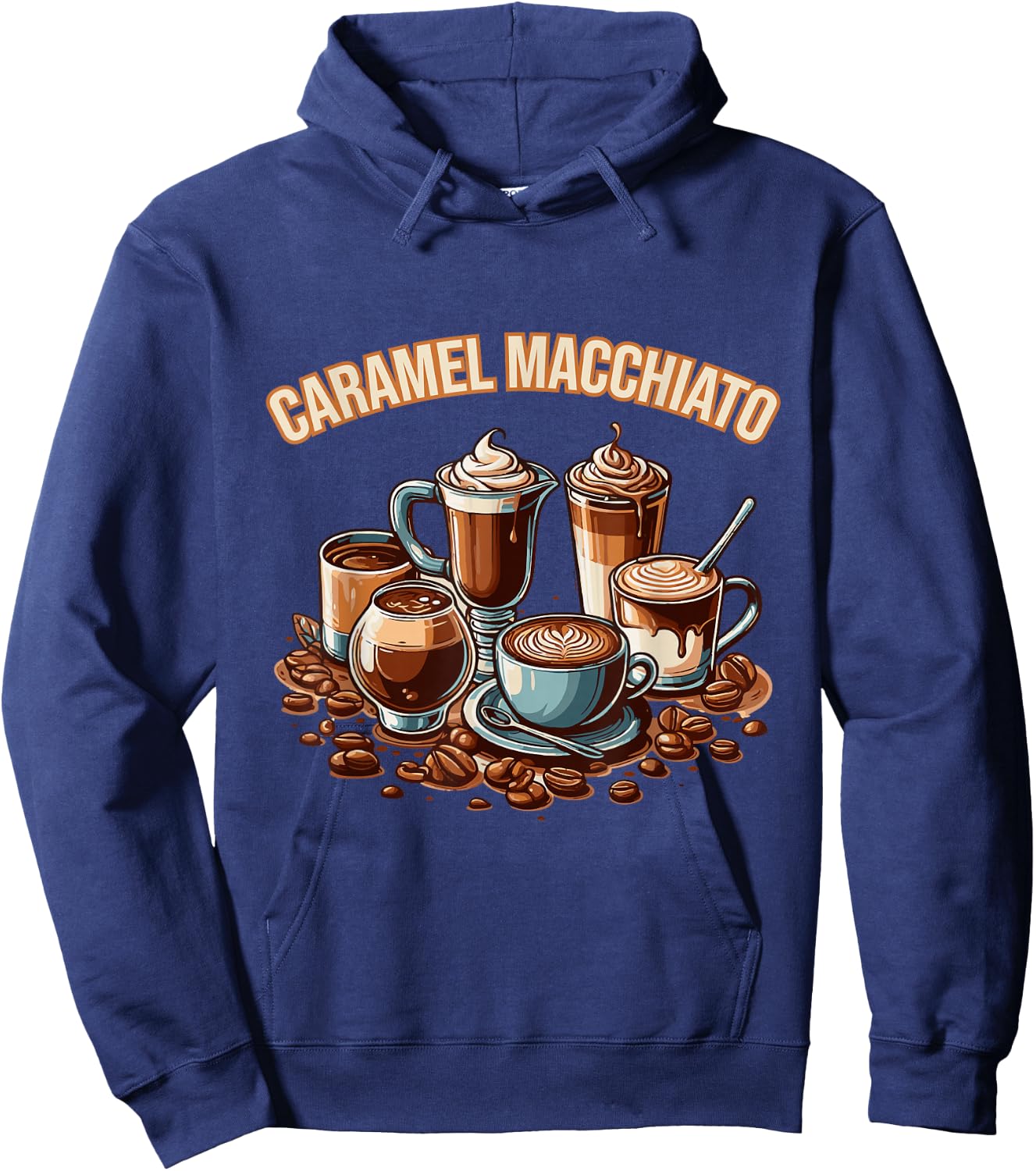 Caramel Macchiato Best Brew Coffee Hoodie - Hoodie | Navy