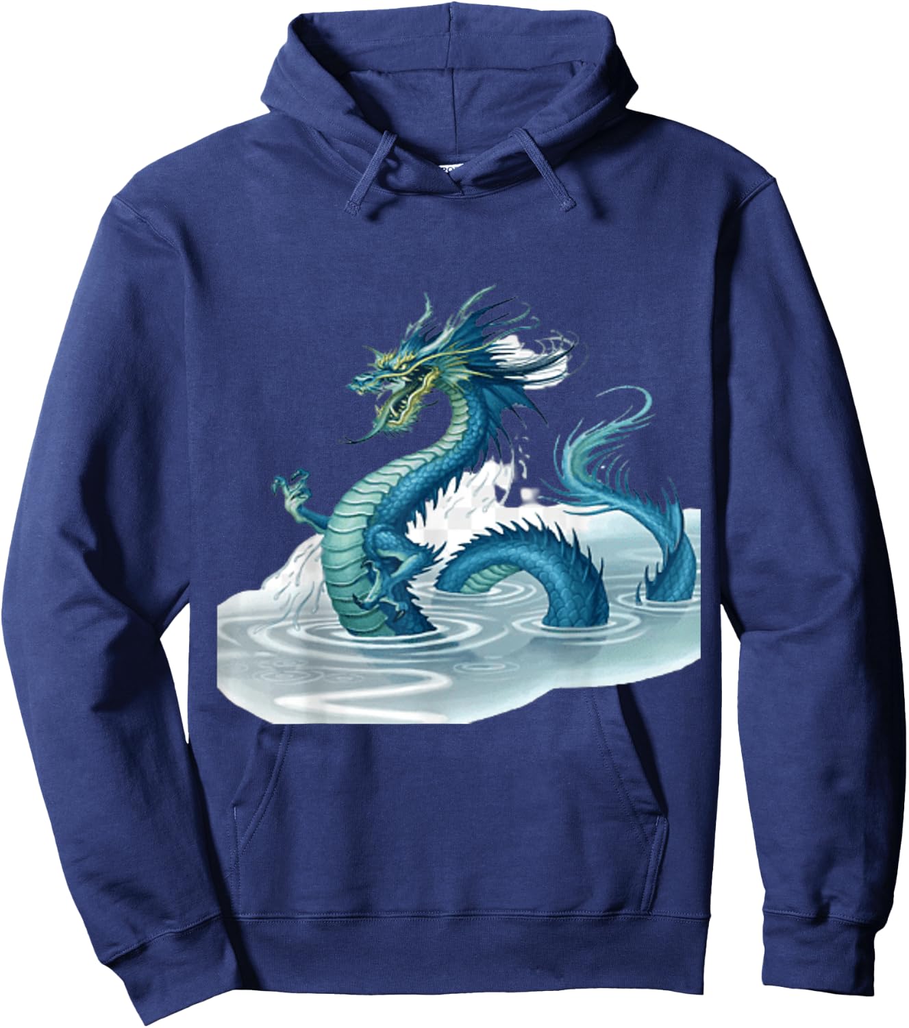 Ice Dragon Water Dragon Hoodie - Hoodie | Navy