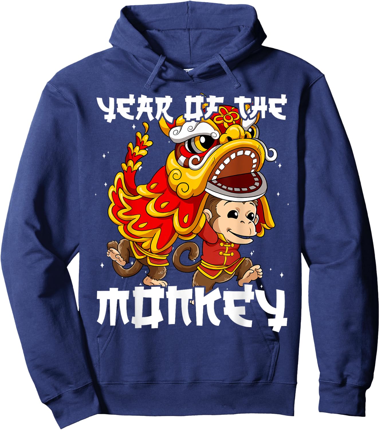 Year Of The Monkey Chinese Lunar New Year Hoodie - Hoodie | Navy