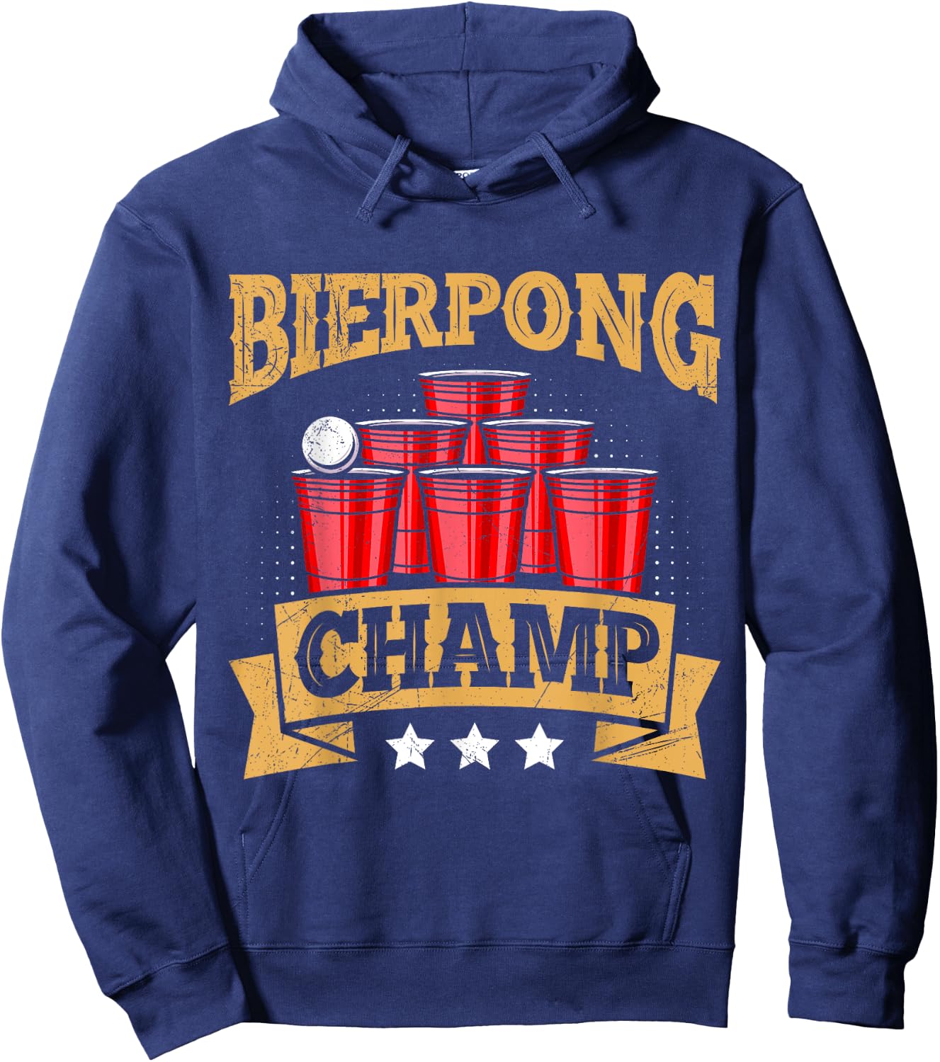 Beer Pong Champion Beer Pong Champ Beer Pong Hoodie - Hoodie | Navy