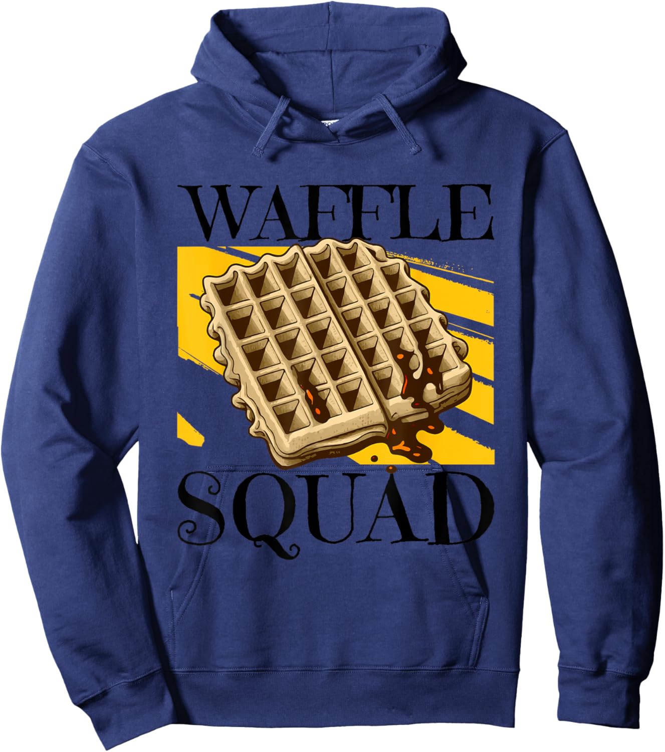 Waffle Squad Ironic Waffle Gourmet Hobby Chef Hoodie - Hoodie | Navy