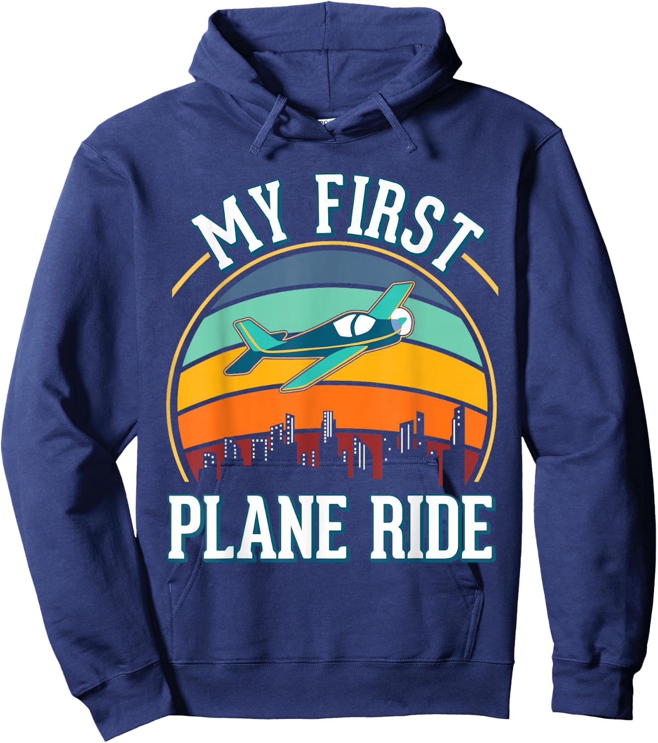 My First Plane Ride Hoodie - Hoodie | Navy