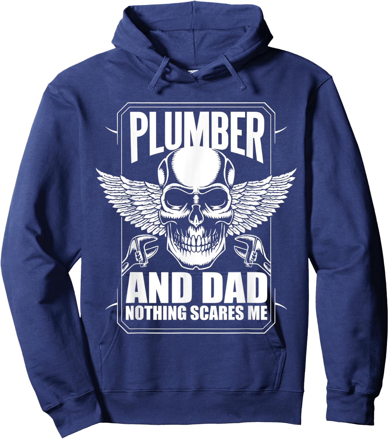 Plumber And Dad Hoodie - Hoodie | Navy