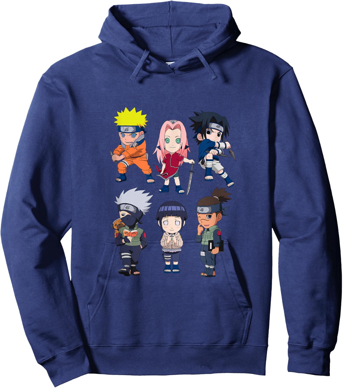 Naruto Chibi Heroes Hoodie - Hoodie | Navy
