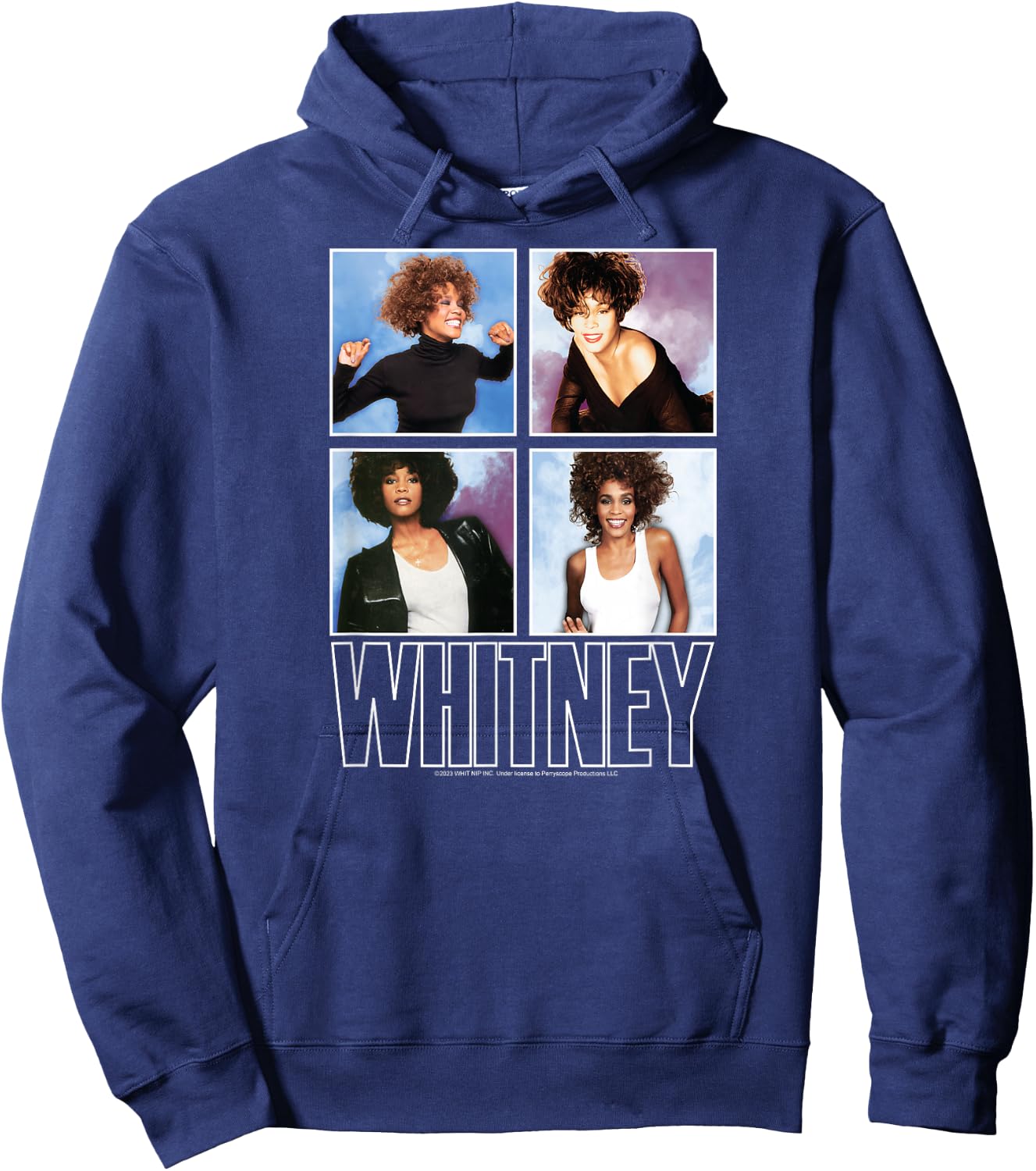 Whitney Houston - Grid Hoodie - Hoodie | Navy