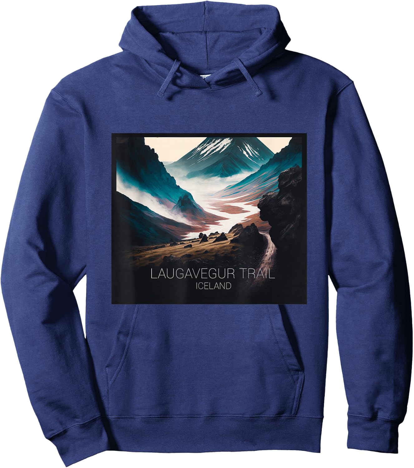 Laugavegur Trail Iceland Hoodie - Hoodie | Navy