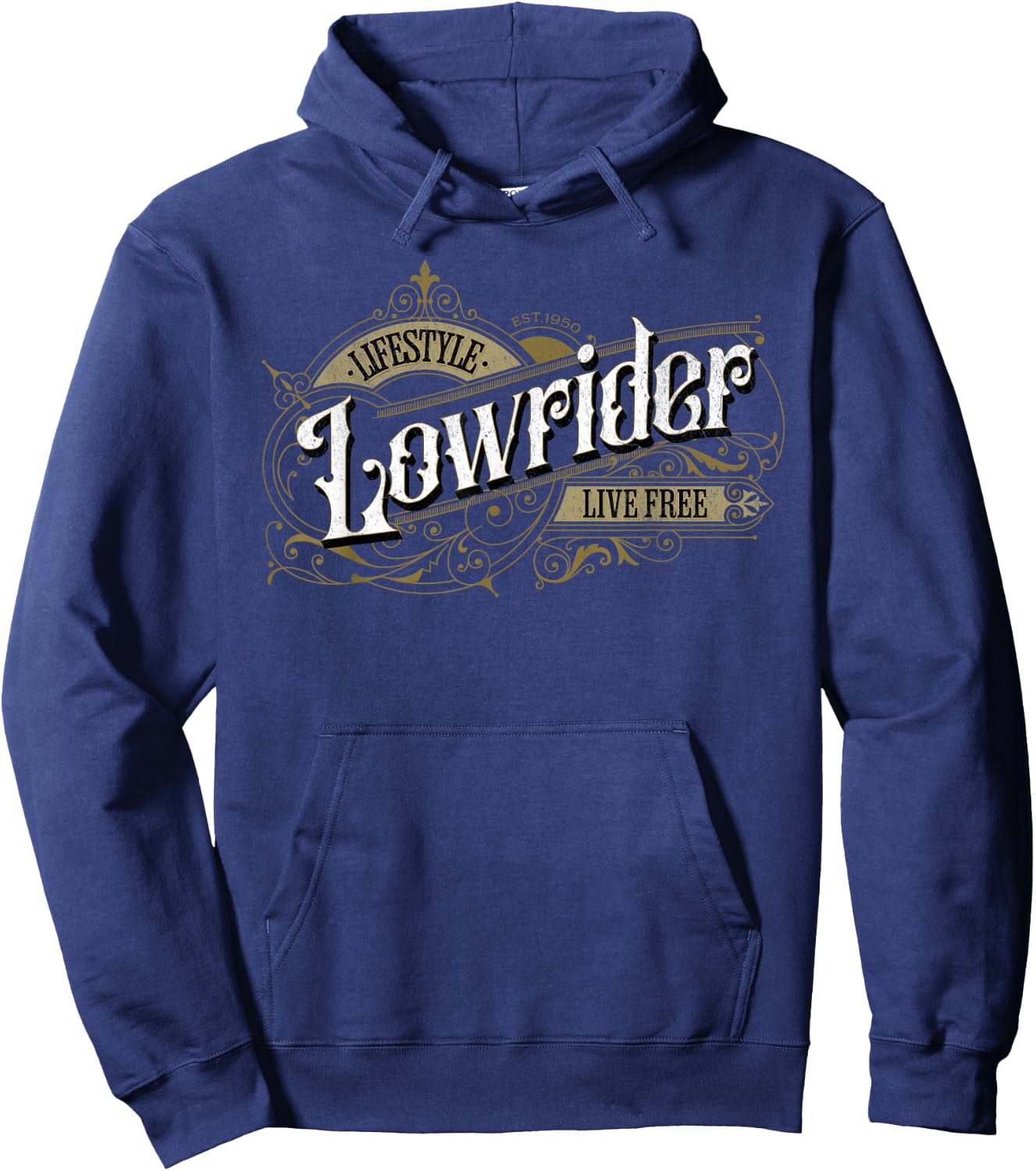 Lowrider Lifestyle - Low Rider Car Hoodie - Hoodie | Navy