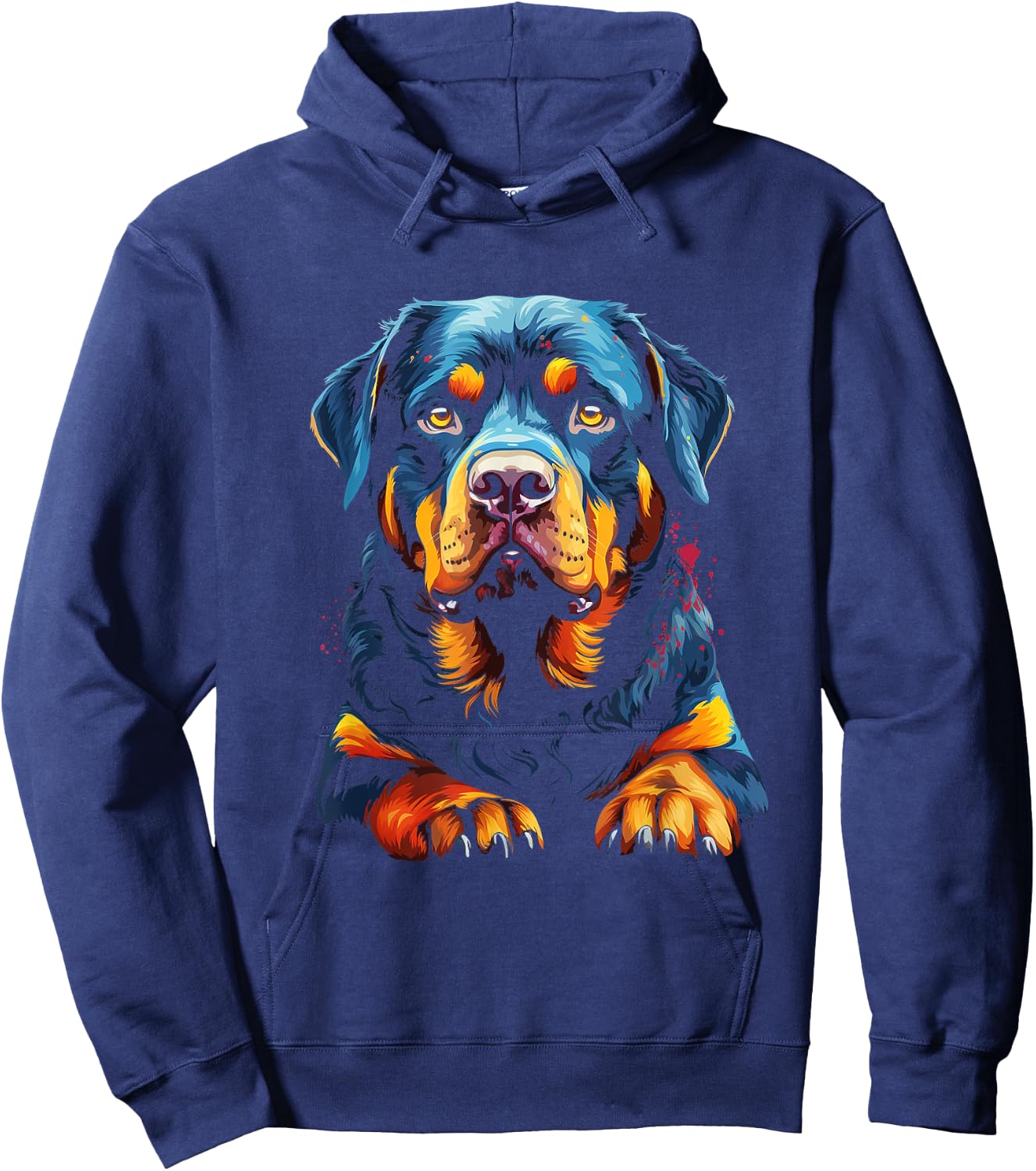 Rottweiler dog pet owner Hoodie - Hoodie | Navy