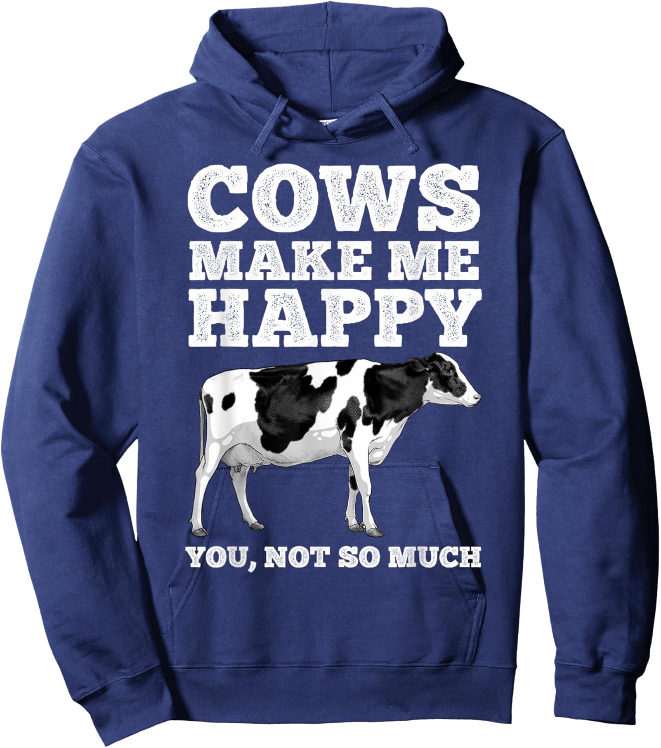 Cool Cow Art Women Farmers & Dairy Lovers Hoodie - Hoodie | Navy