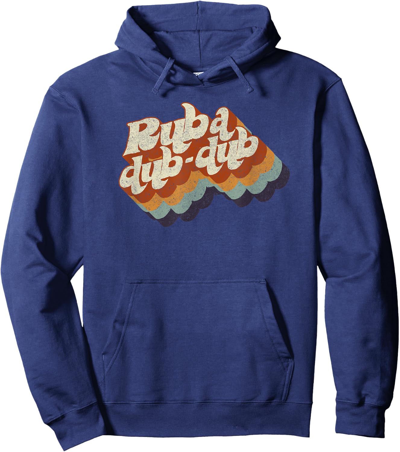 Rub-a Dub-dub Big Funky Chunky and Loud Words Hoodie - Hoodie | Navy