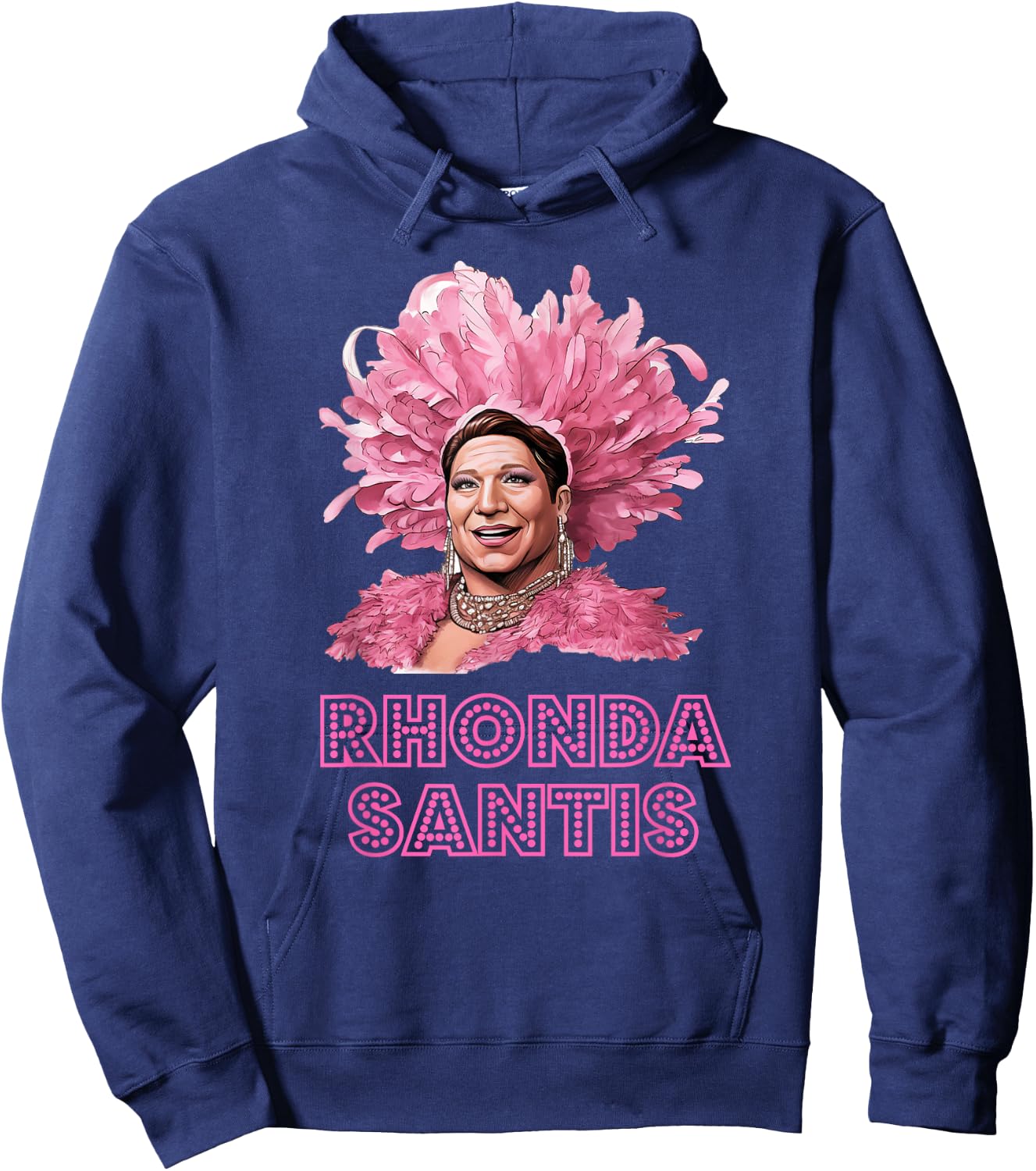 Rhonda Santis Hoodie - Hoodie | Navy