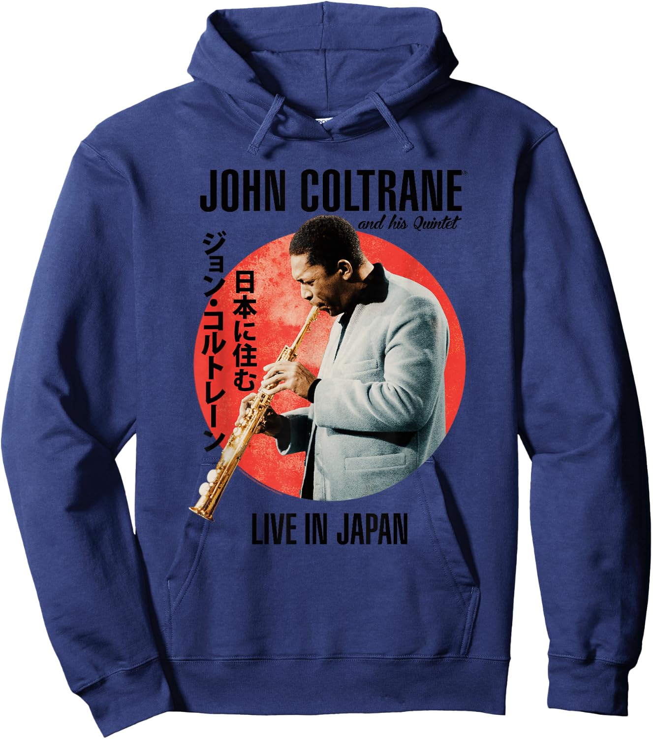 John Coltrane Live In Japan Hoodie - Hoodie | Navy