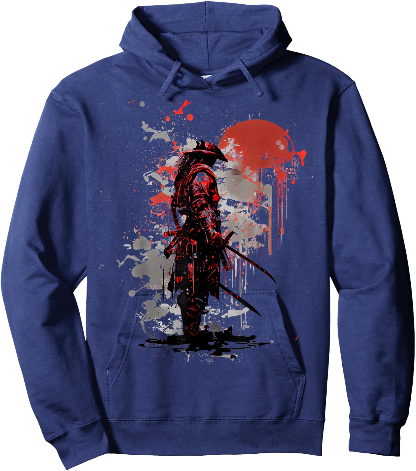 Samurai Ronin Hoodie - Hoodie | Navy