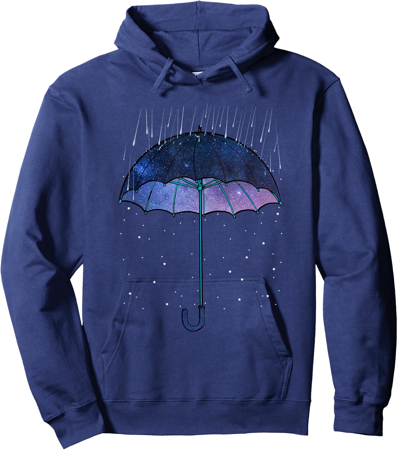 Rain Purple Umbrella For Violet Favorite Color Hoodie - Hoodie | Navy
