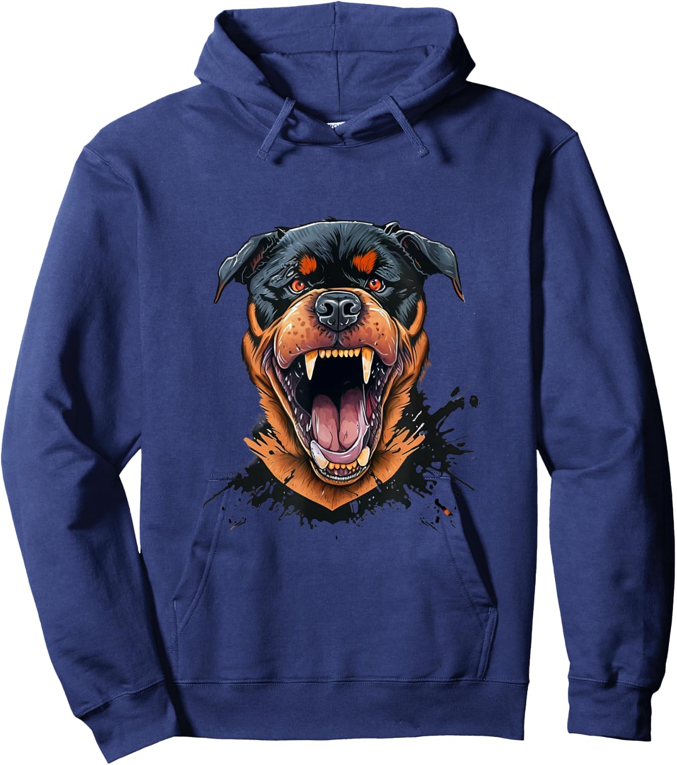 Rottweiler Dog Lover Rottie Portrait Hoodie - Hoodie | Navy