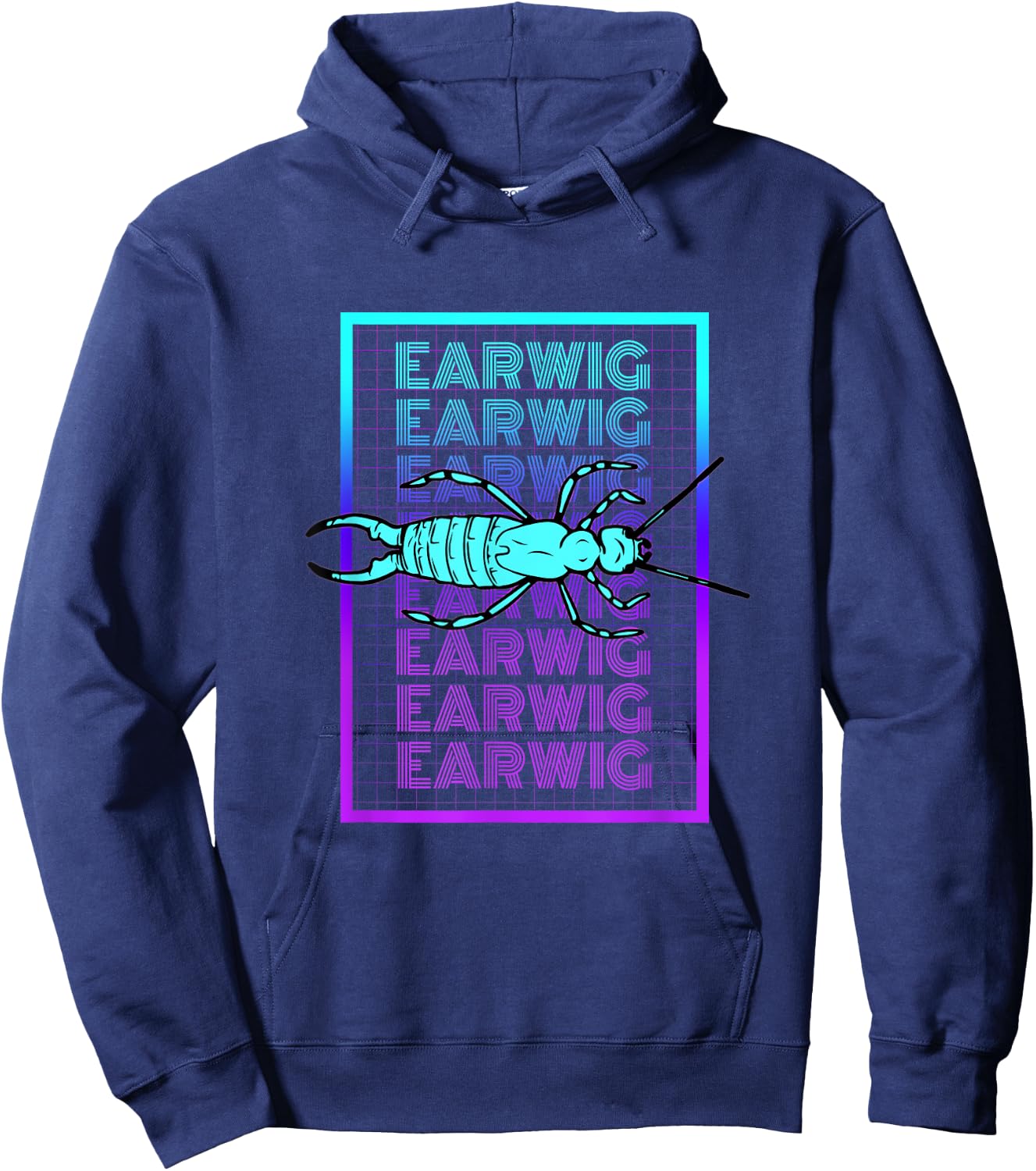 Earwig Scavenger Vintage Retro Earwig Hoodie - Hoodie | Navy