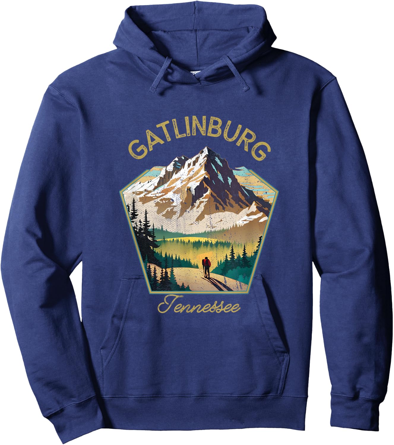 Gatlinburg Retro Clothing - Gatlinburg Souvenir Hoodie - Hoodie | Navy