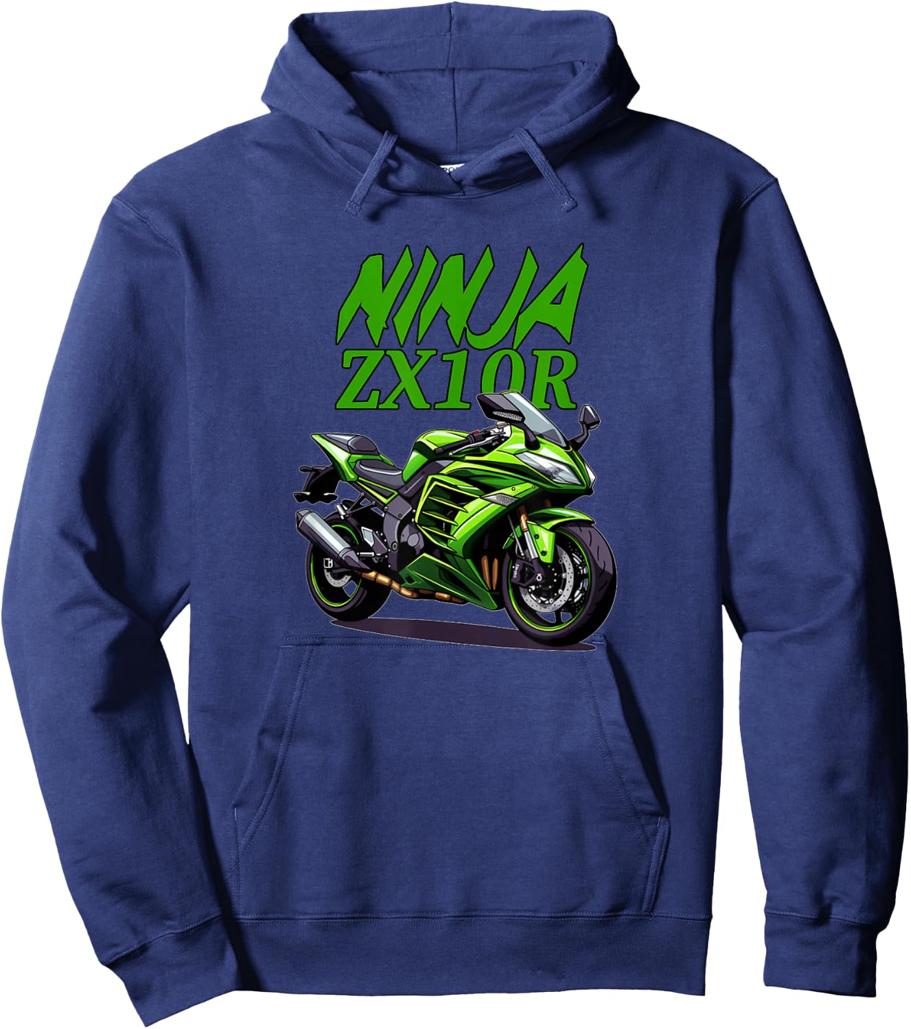 ZX10R Motorcycle Hoodie - Hoodie | Navy
