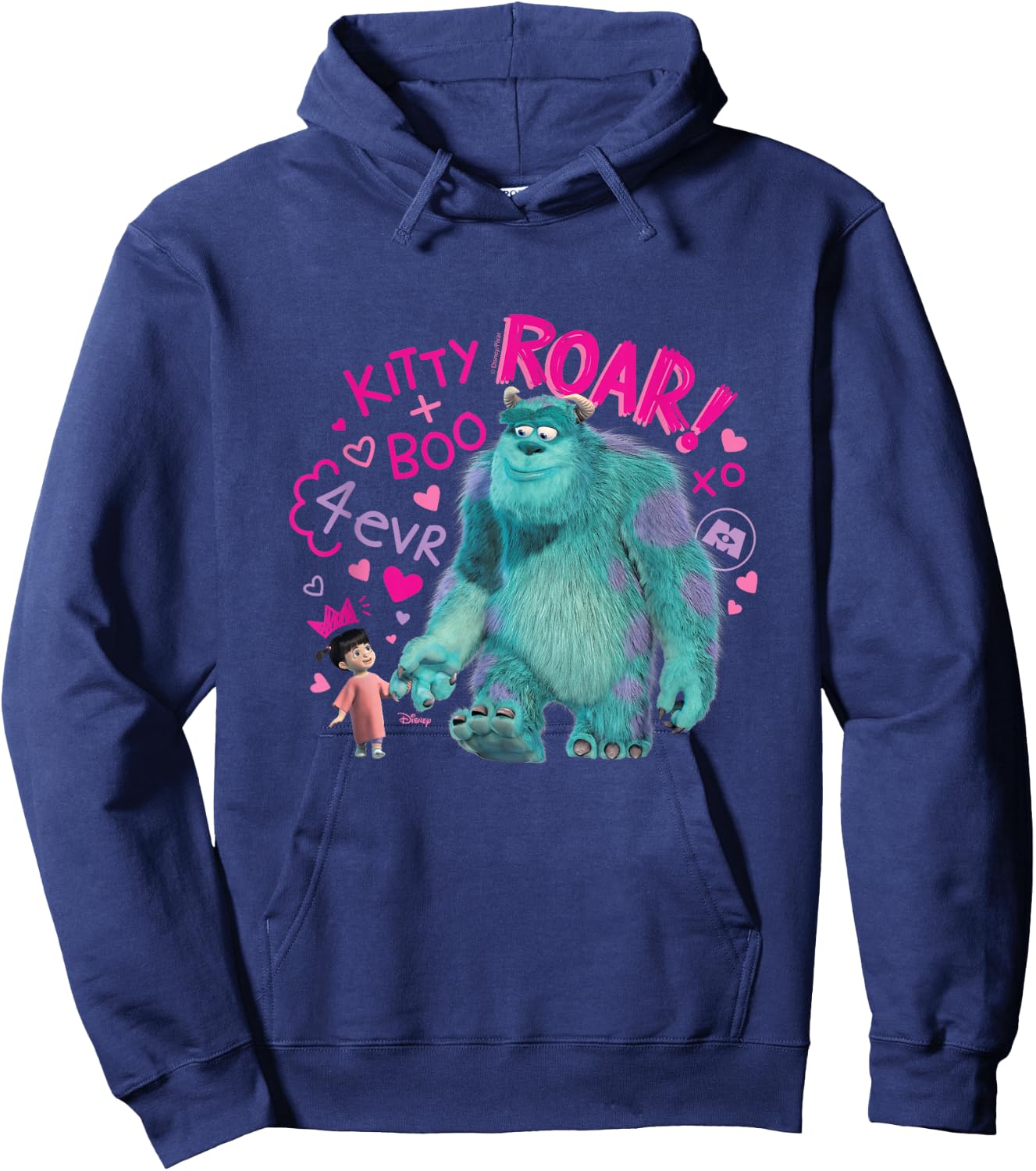 Monsters Inc - Kitty & Boo 4Evr Hoodie - Hoodie | Navy