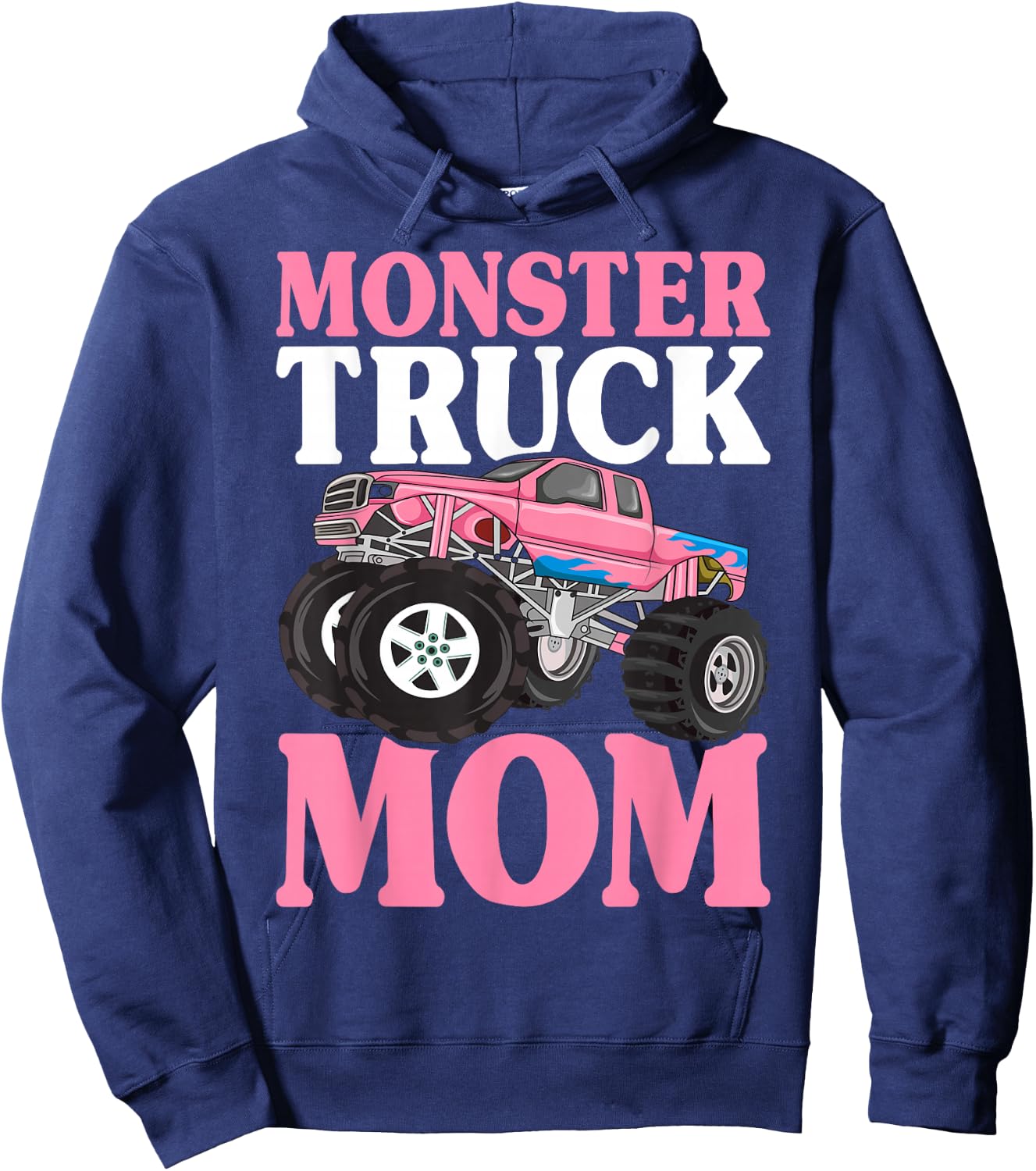 Monster Truck Mom Truck Lover Mom Hoodie - Hoodie | Navy