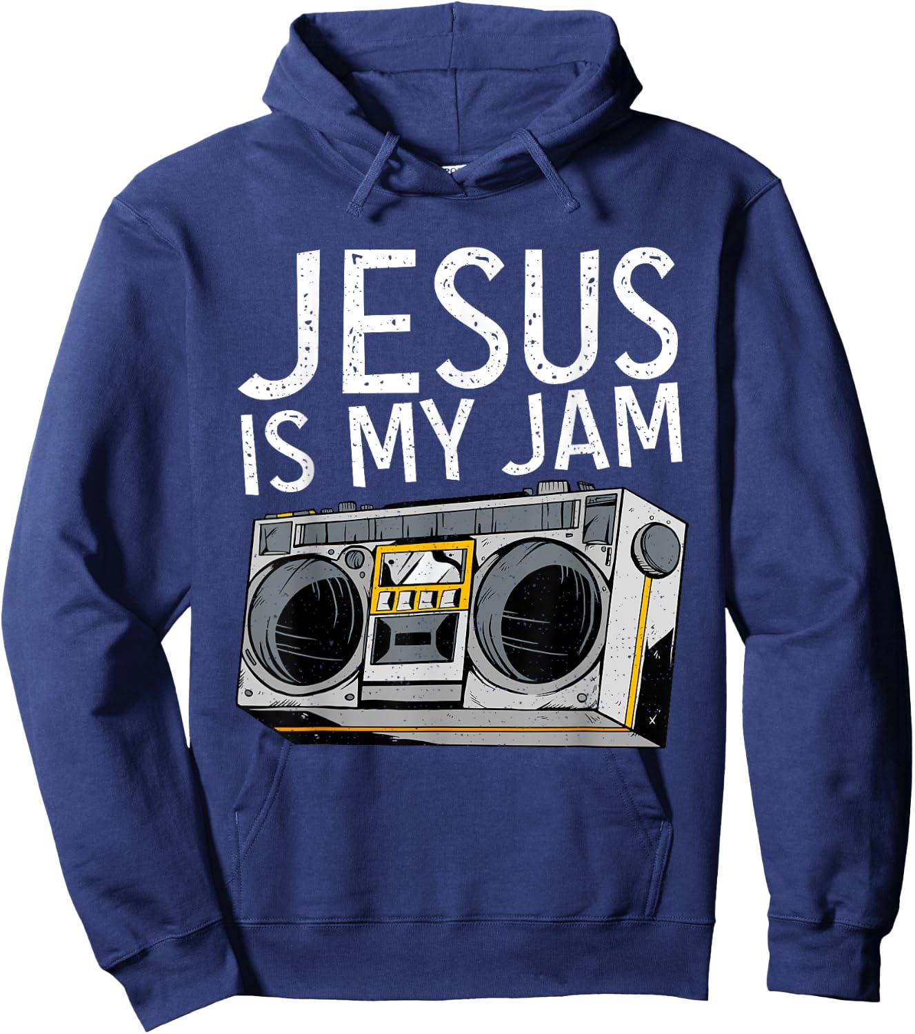 Jesus is my jam God Religious Hoodie - Hoodie | Navy
