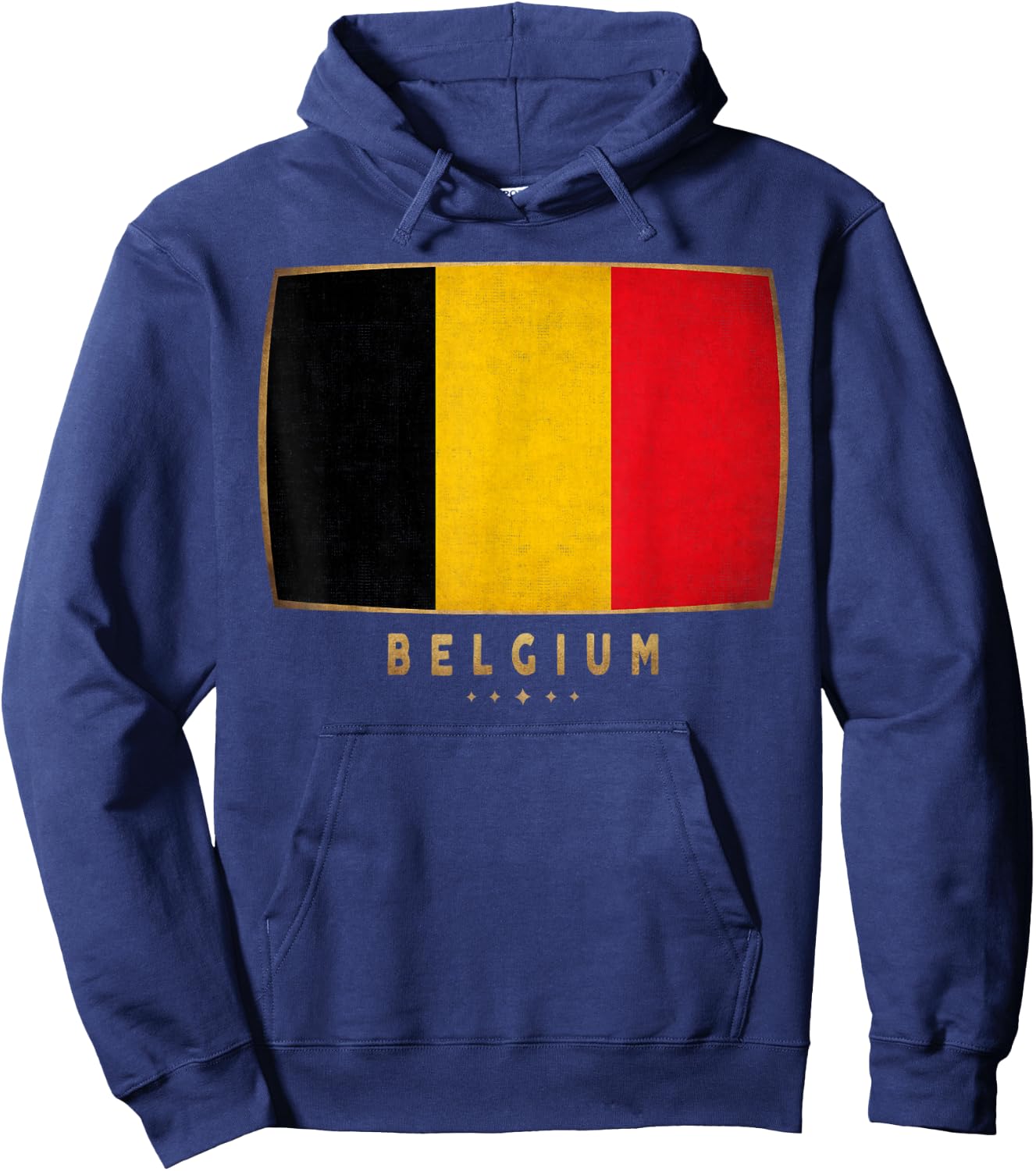 Belgium Flag - Funny Belgium Jersey Women Kids Hoodie - Hoodie | Navy