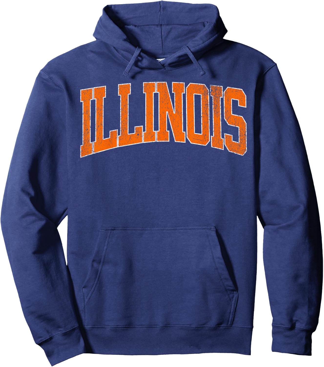 Illinois vintage city Hoodie - Hoodie | Navy