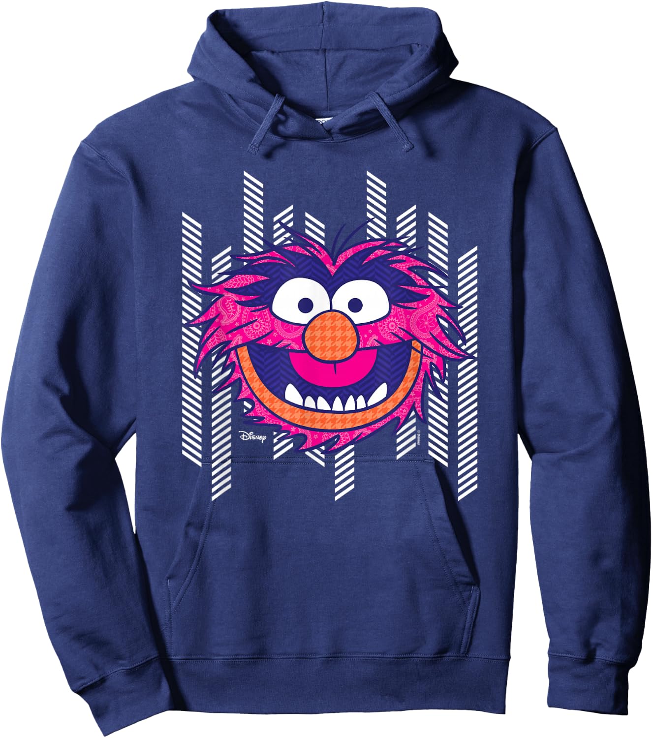 The Muppets - Animal Patterned Head Hoodie - Hoodie | Navy