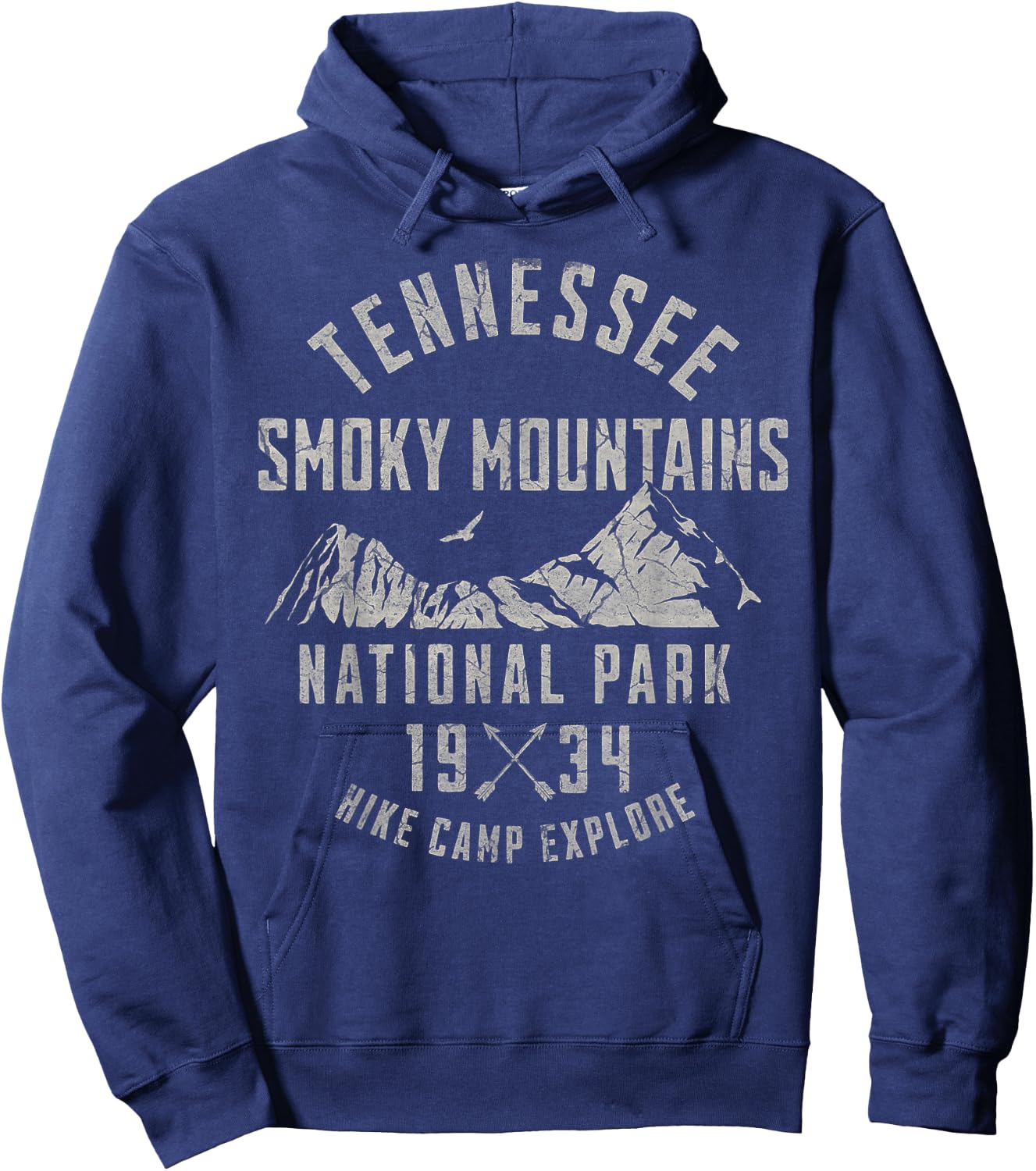 Smoky Mountains National Park Hoodie - Hoodie | Navy