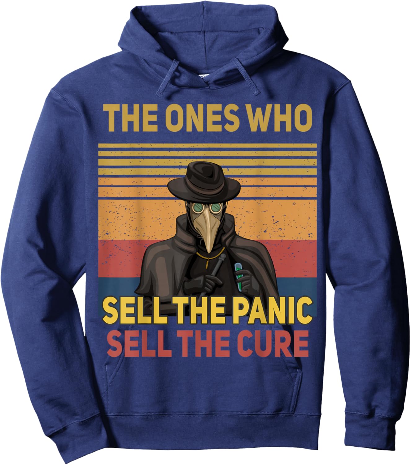 Plague Doctor - Those Who Sell the Panic Hoodie - Hoodie | Navy