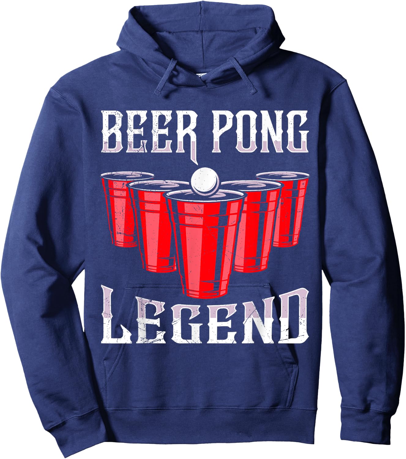Beer Pong Legend Beer Pong Party Beer Pong Hoodie - Hoodie | Navy