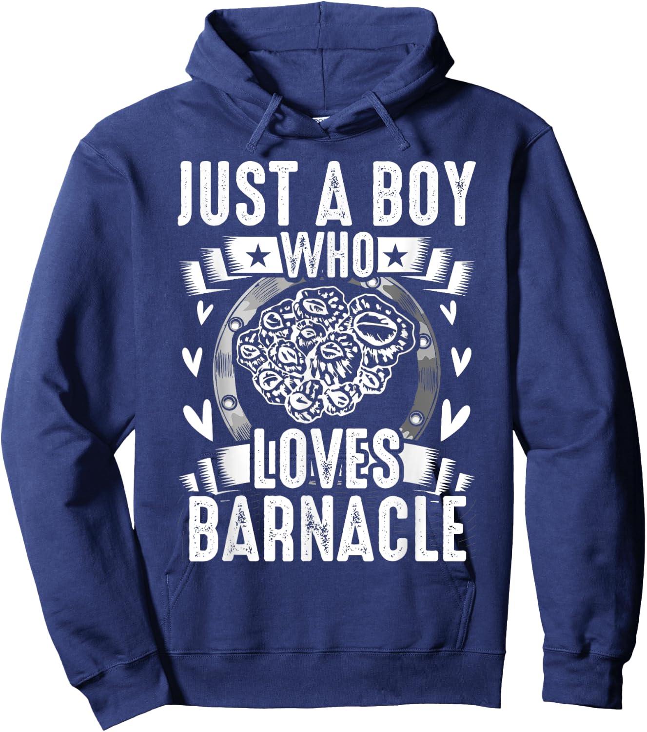 Just a Boy Who Loves Barnacle Hoodie - Hoodie | Navy