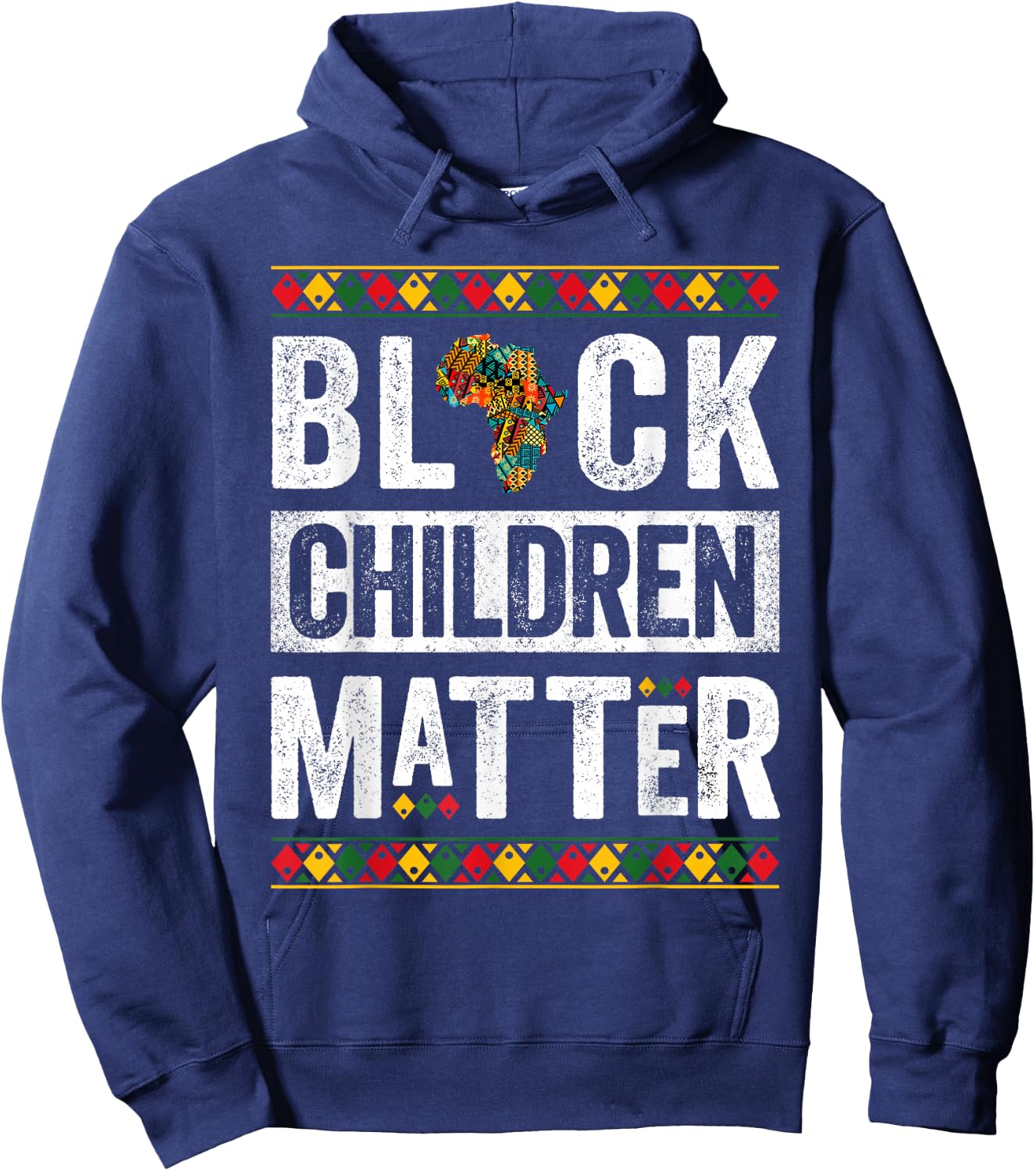 Black Children Matter Kids Black History Month Hoodie - Hoodie | Navy