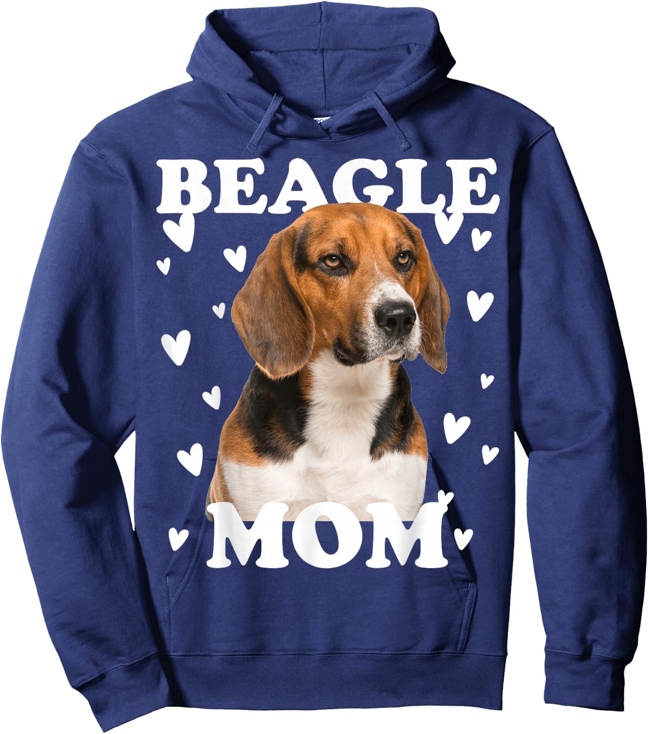 Beagle Mama Mother's Day Mother Mummy Mum Mommy Hoodie - Hoodie | Navy