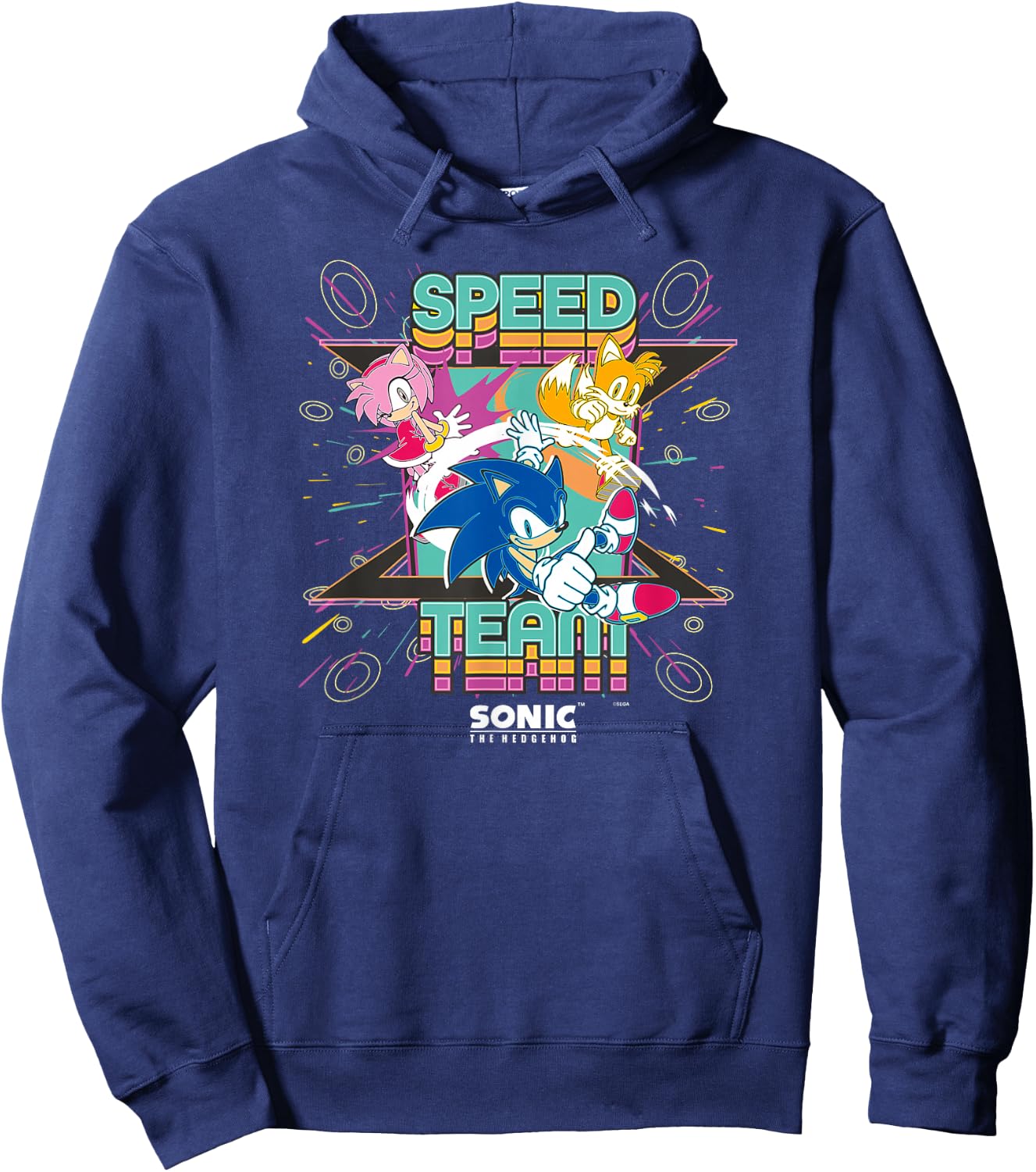 Sonic The Hedgehog - Speed Team Hoodie - Hoodie | Navy