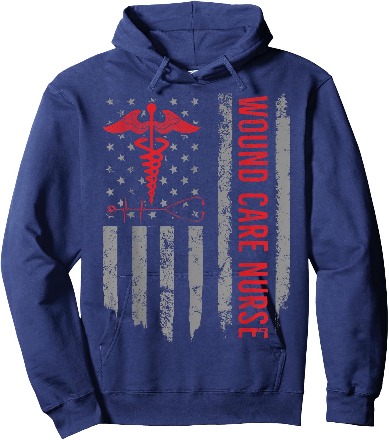 Wound Care Nurse RN or Nurses Hoodie - Hoodie | Navy
