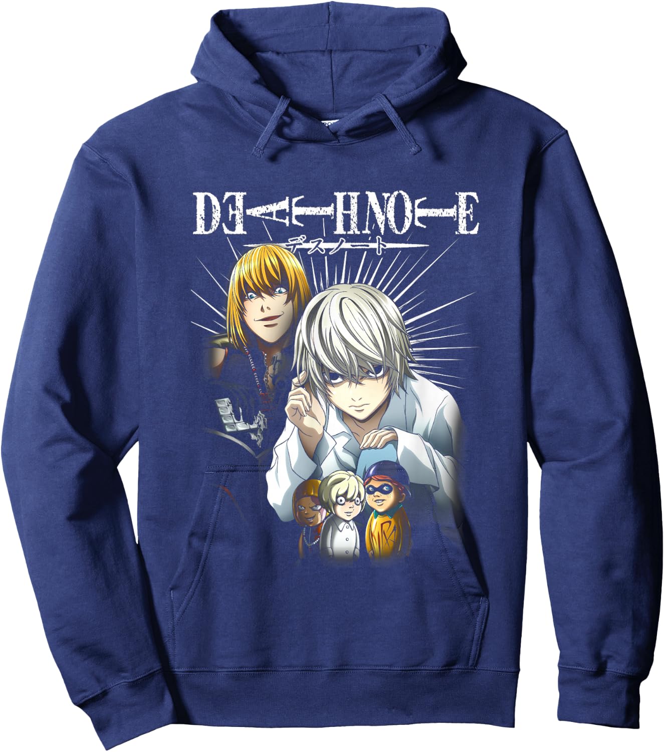 Death Note Near and Mello Anime Hoodie - Hoodie | Navy